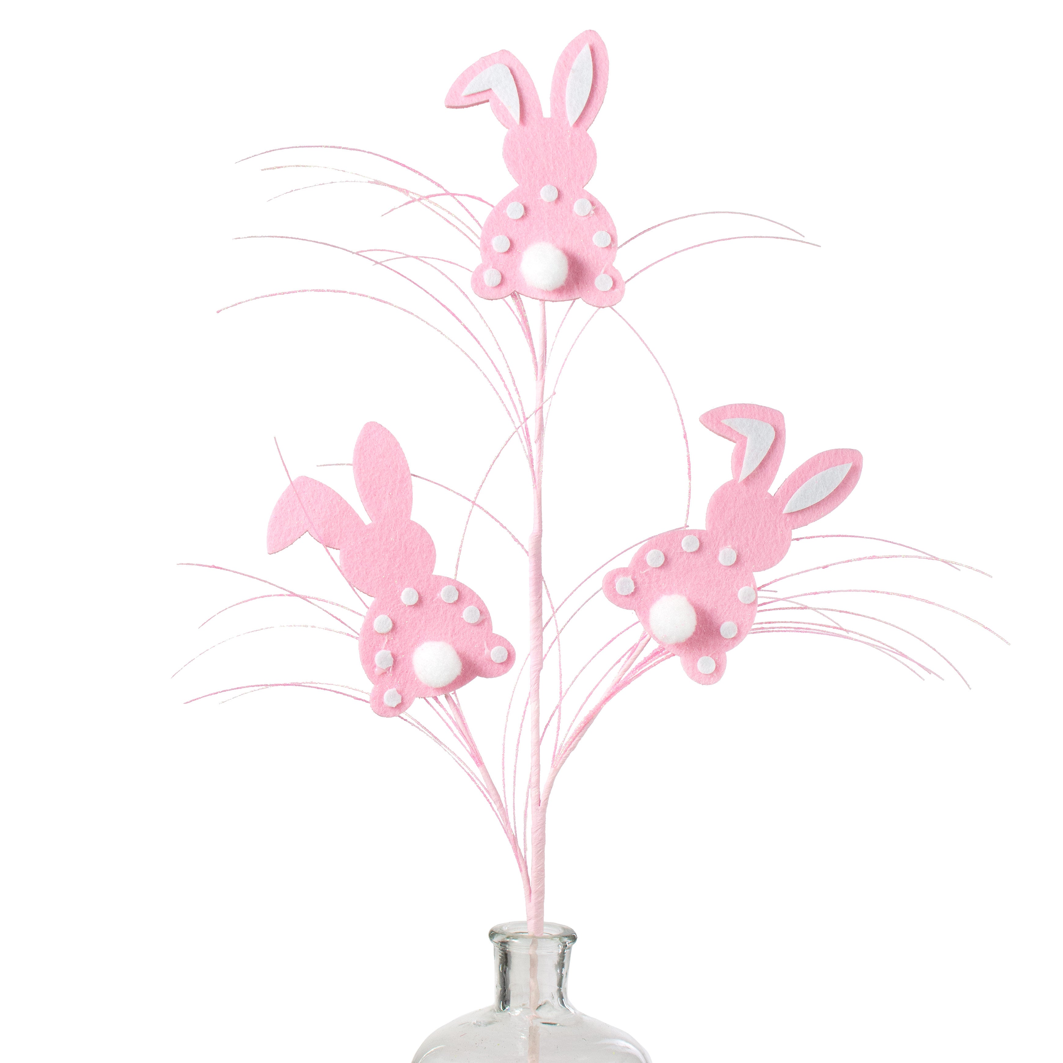 30" Easter Bunny Spray: Pink Item Number: 63808-PK