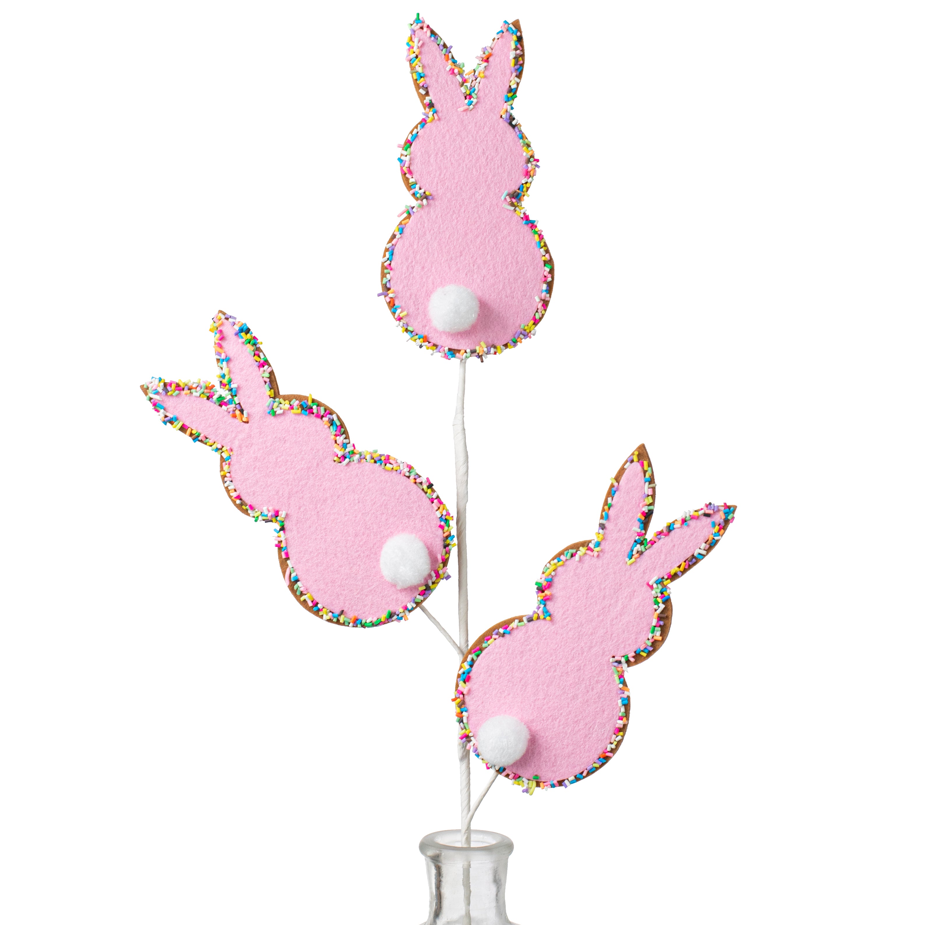 27" Easter Bunny Sprinkle Cookie Spray: Pink Item Number: 210917
