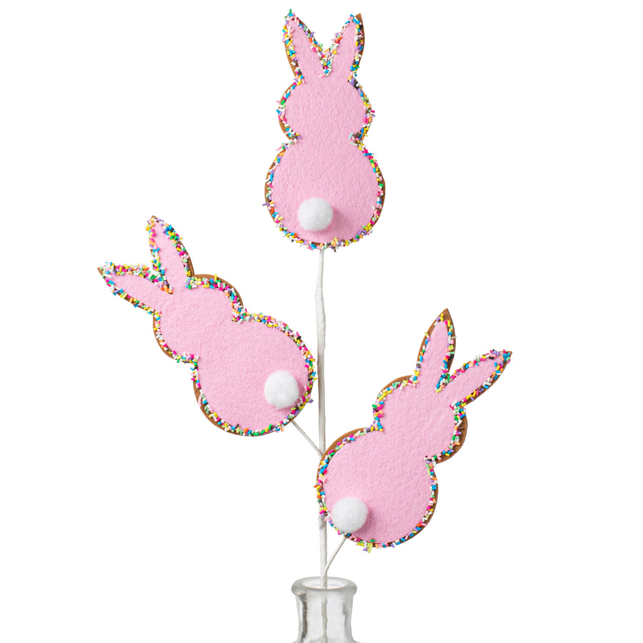 27" Easter Bunny Sprinkle Cookie Spray: Pink Item Number: 210917
