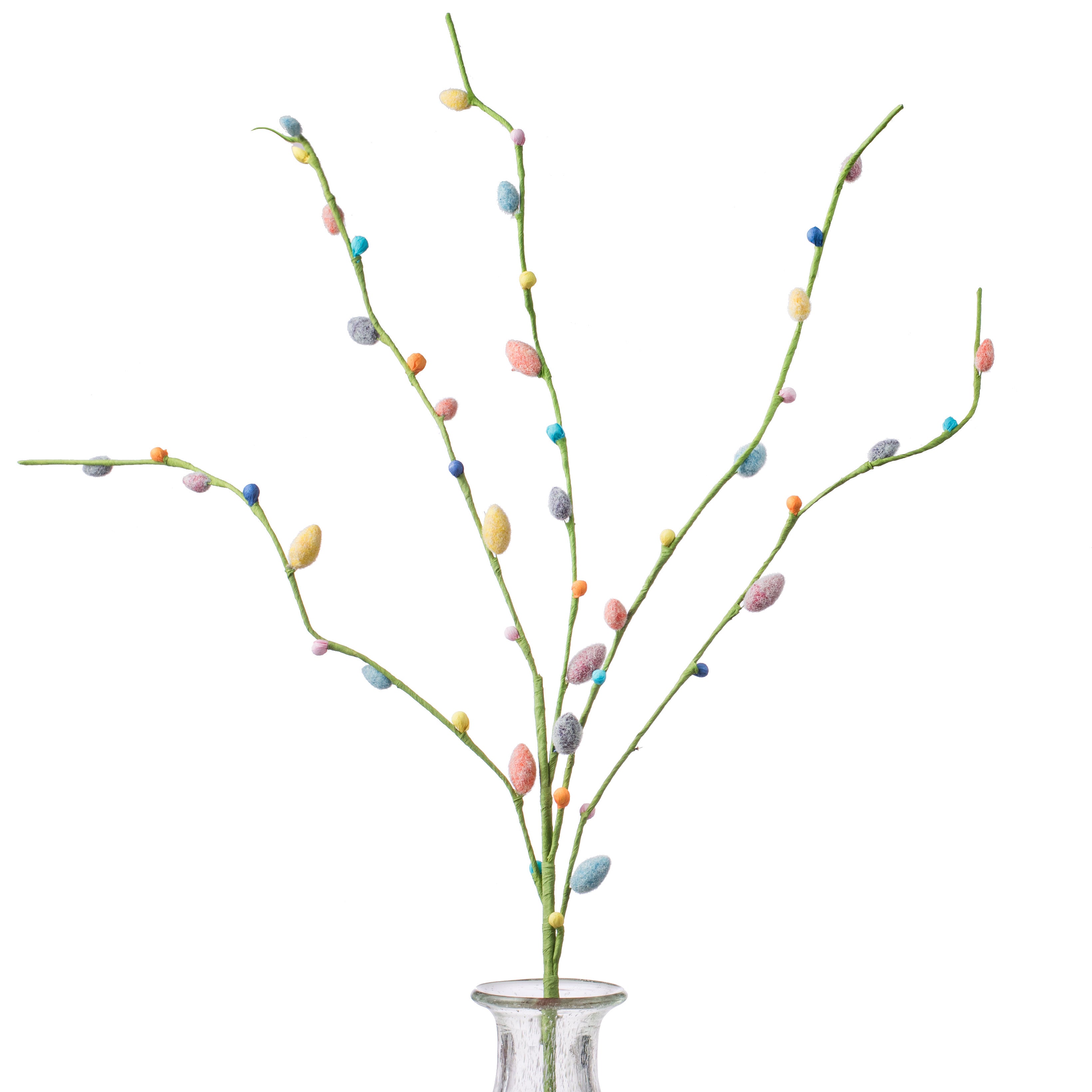 35" Egg & Pip Spray: Spring Multicolor Item Number: HE4119