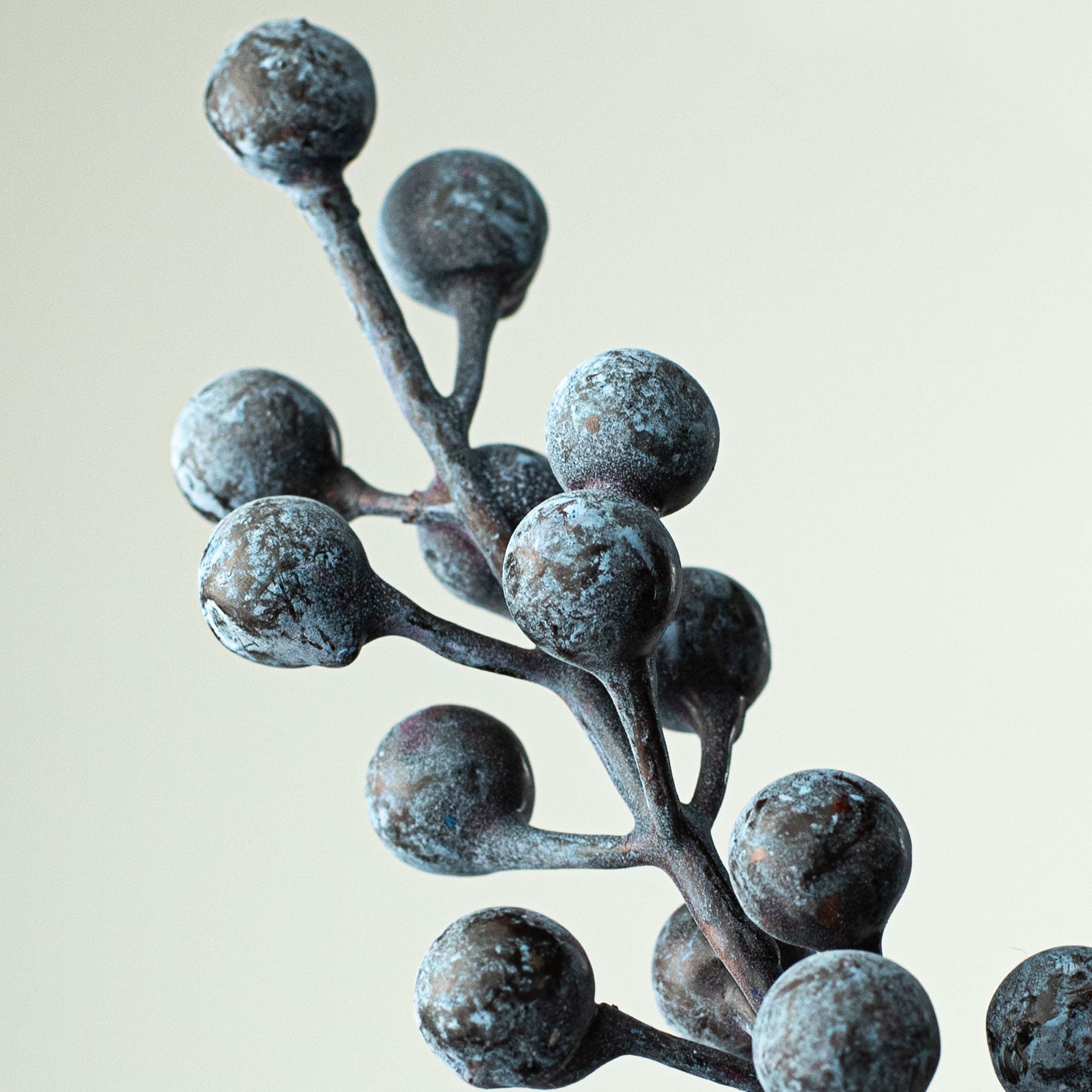 23" Elder Berry Spray: Dark Blue Lifestyle Photo