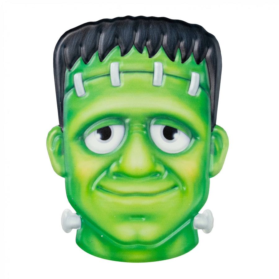10" Embossed Metal Frankenstein Head Decoration Item Number: MD1397A6