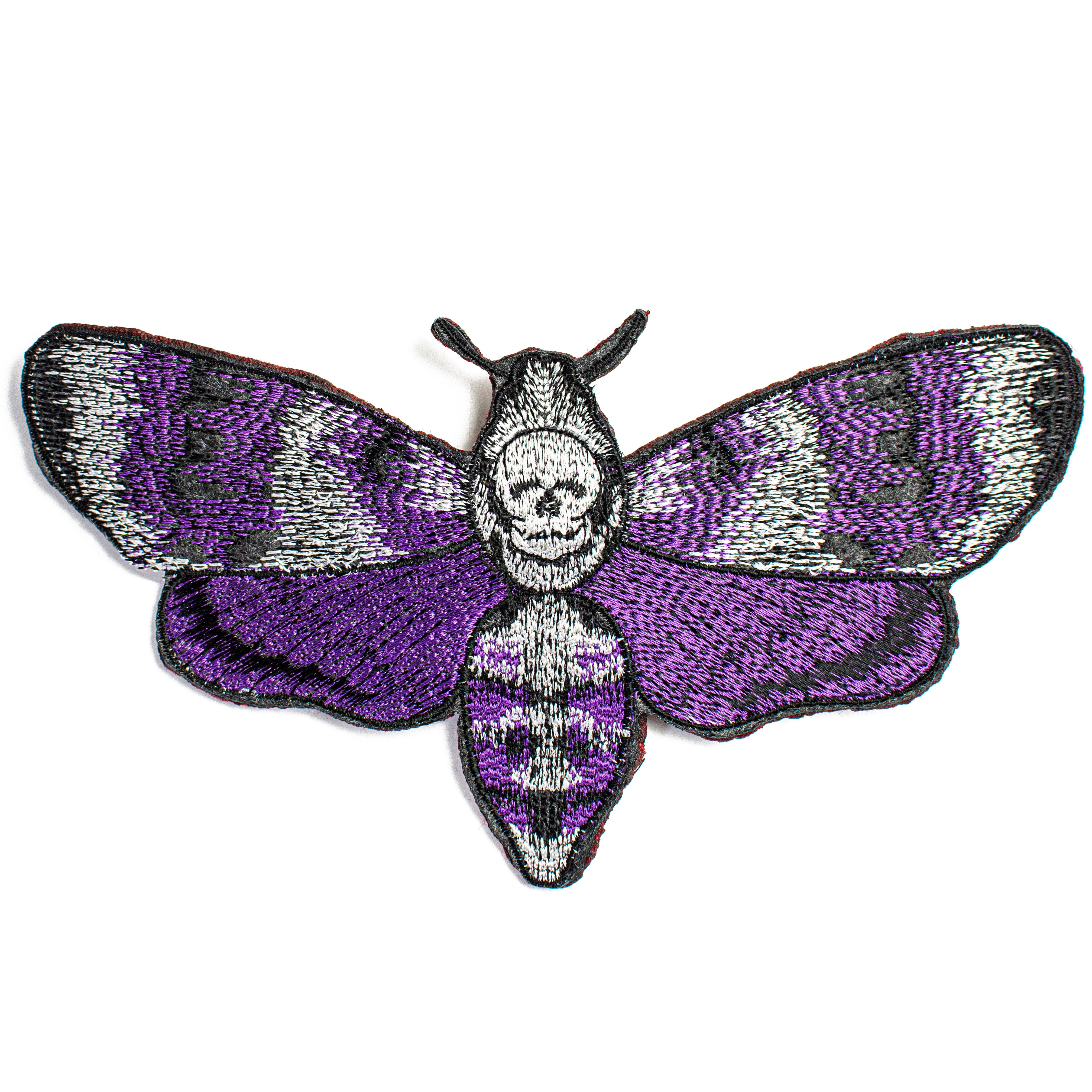 [D Stevens] 6" Embroidered Halloween Moth Clip Ornament: Purple Item Number: 18-3576
