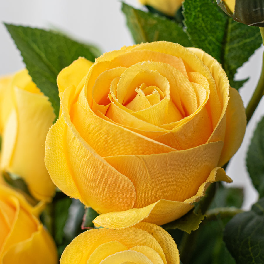 24" Emily Rose Bush: Yellow Lifestyle Photo