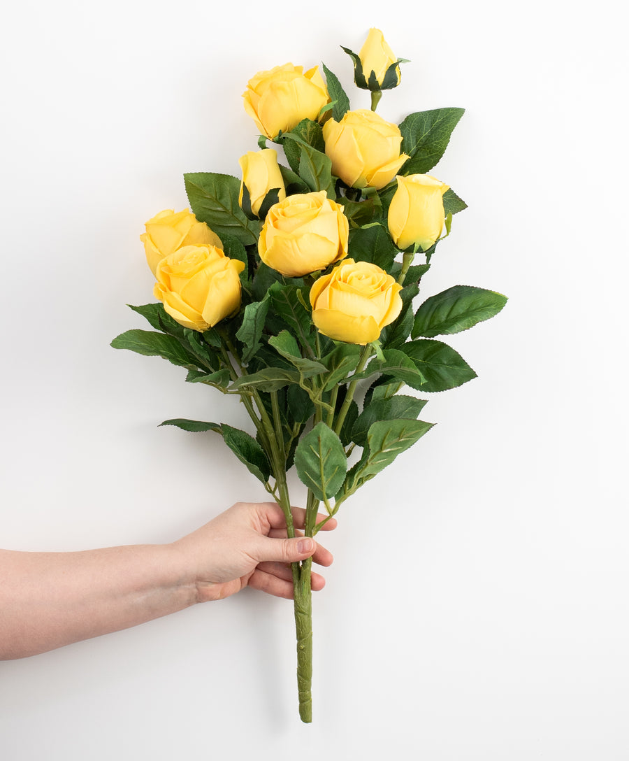24" Emily Rose Bush: Yellow detail photo 3