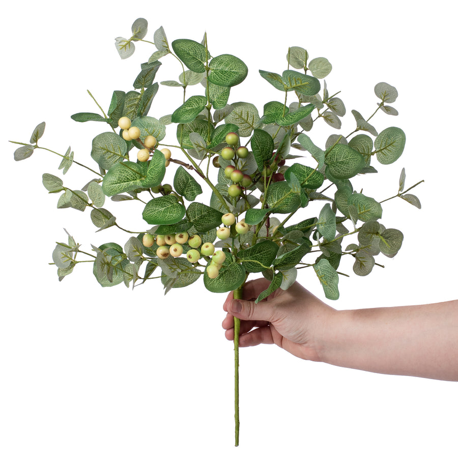 18" Eucalyptus Berry Spray Lifestyle Photo