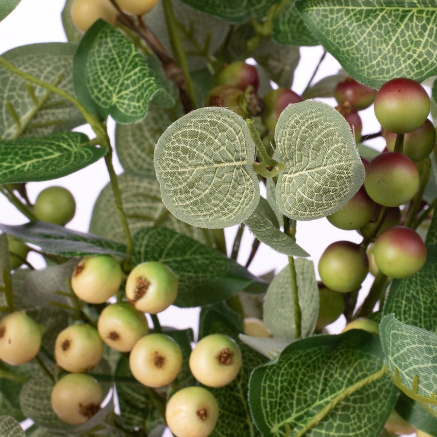 18" Eucalyptus Berry Spray detail photo 3