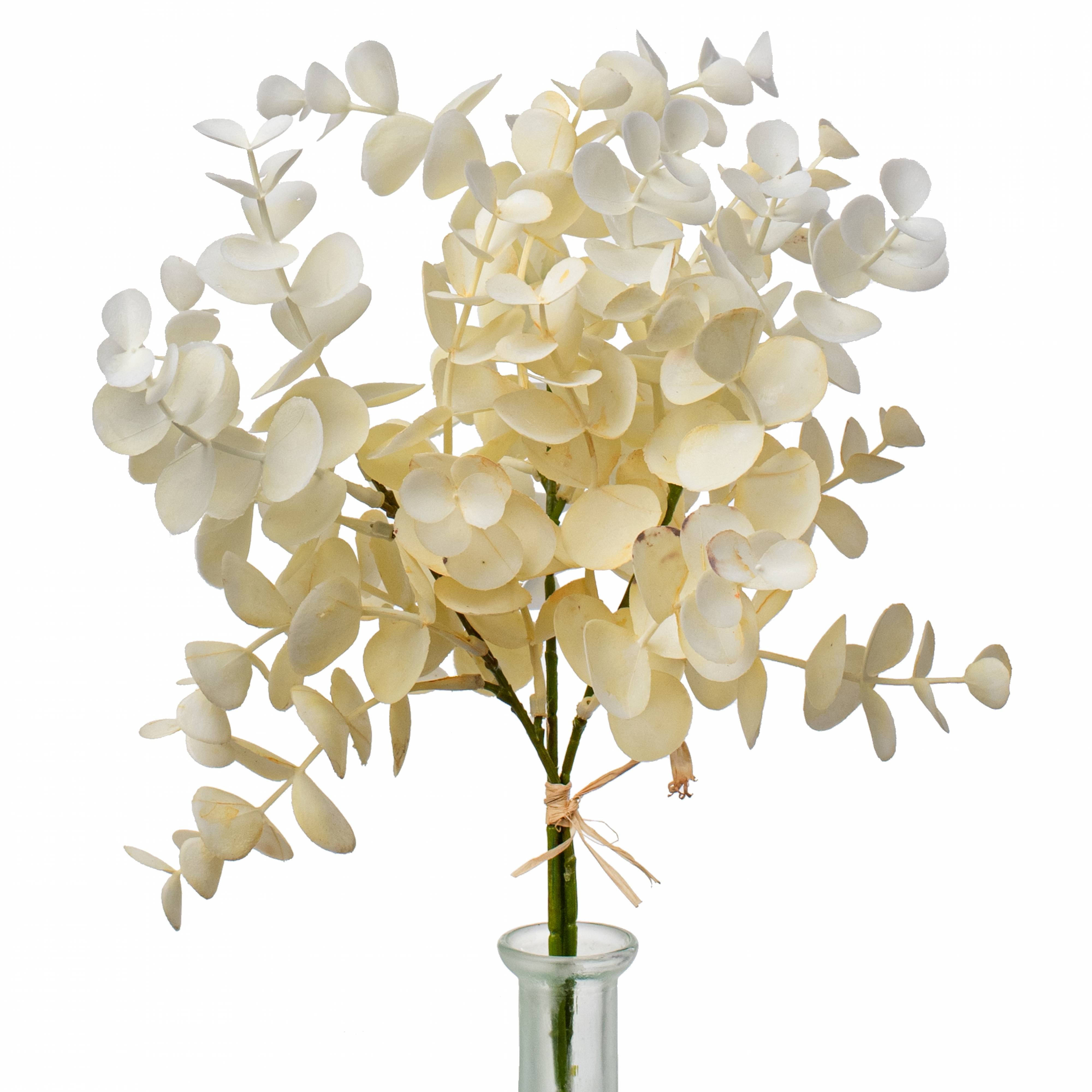 15" Eucalyptus Bundle: Cream Item Number: 2751150CR