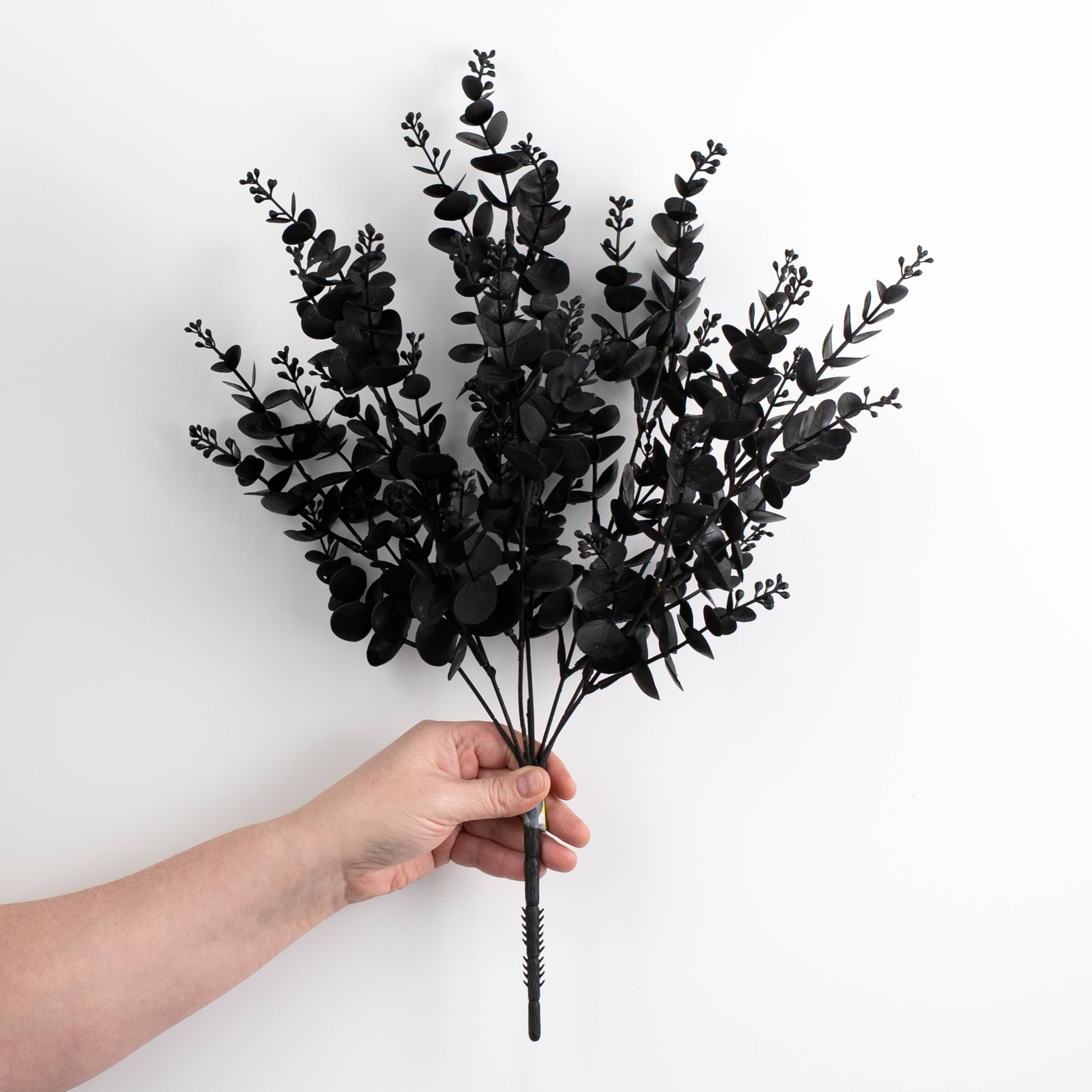 20" Eucalyptus Bush: Black detail photo 3