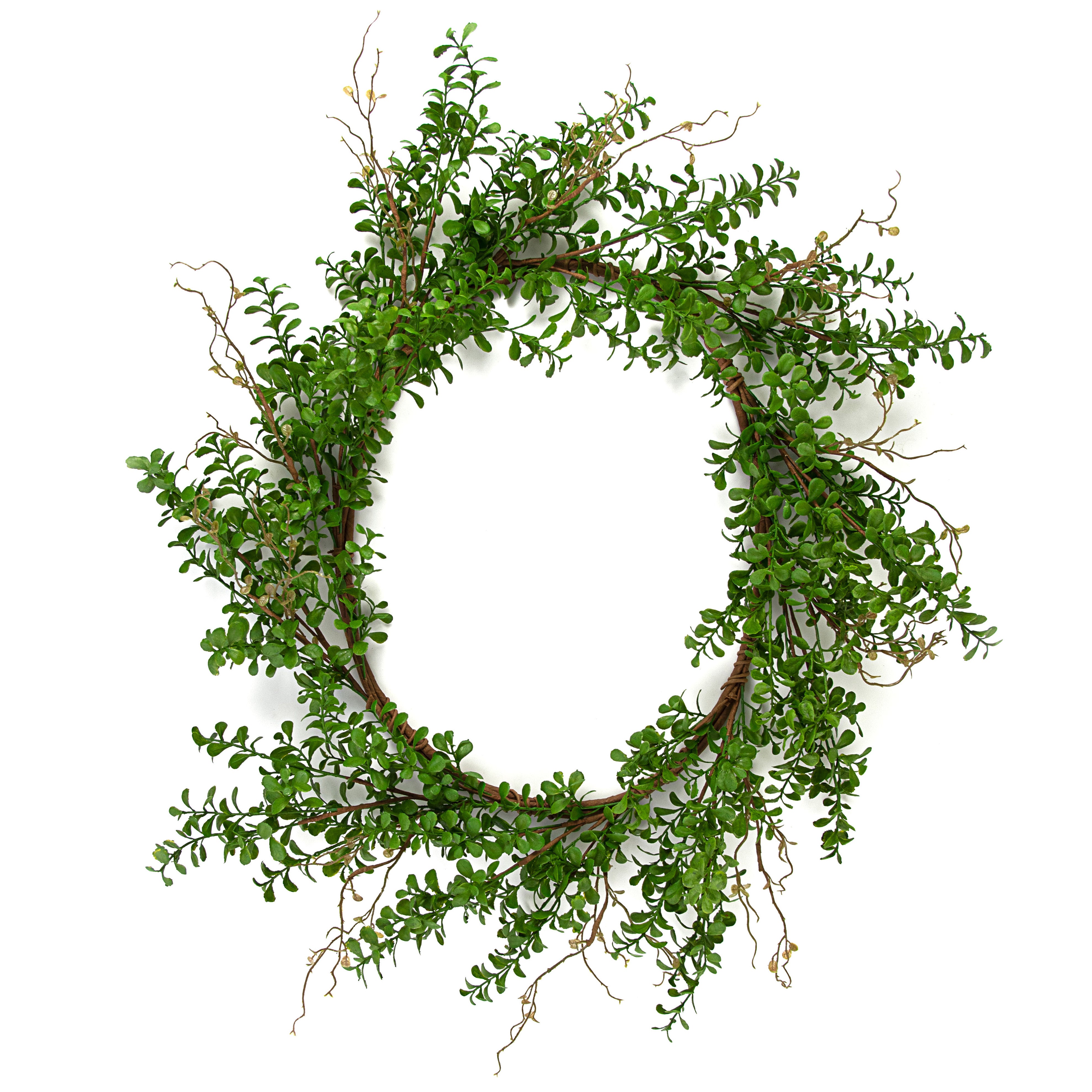 30" Eucalyptus Oval Wreath Item Number: 13451OVAL26