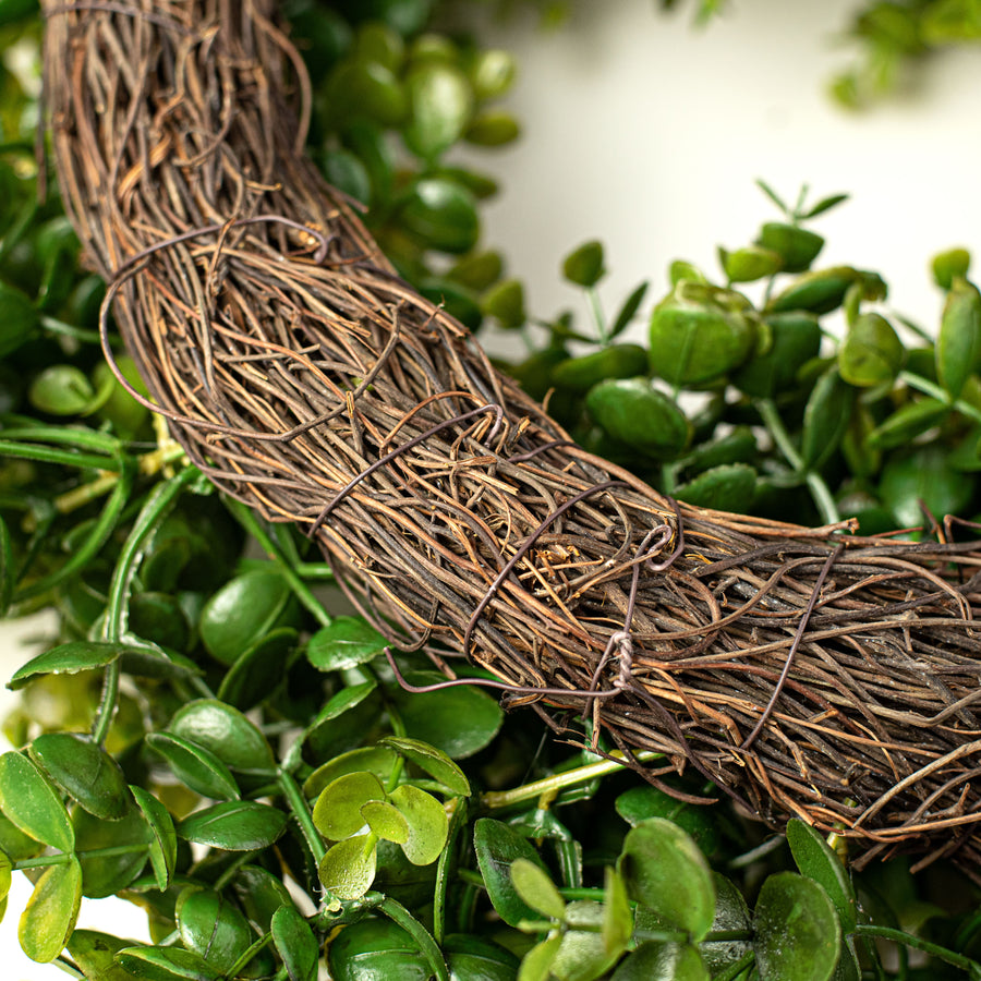 20" Eucalyptus Wreath detail photo 4