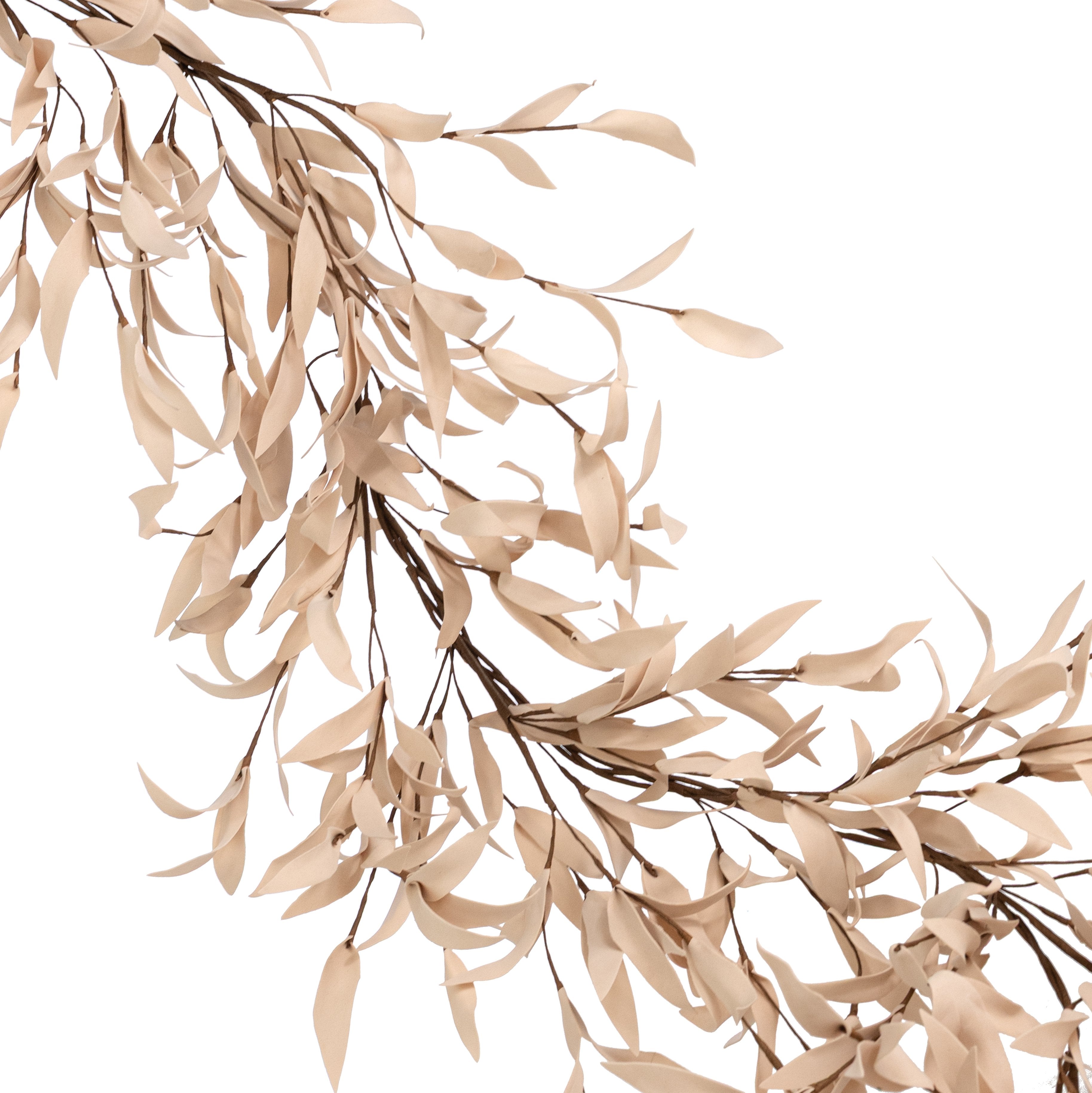 5' EVA Foam Herb Leaves Garland: Buttercup Cream Item Number: 28991