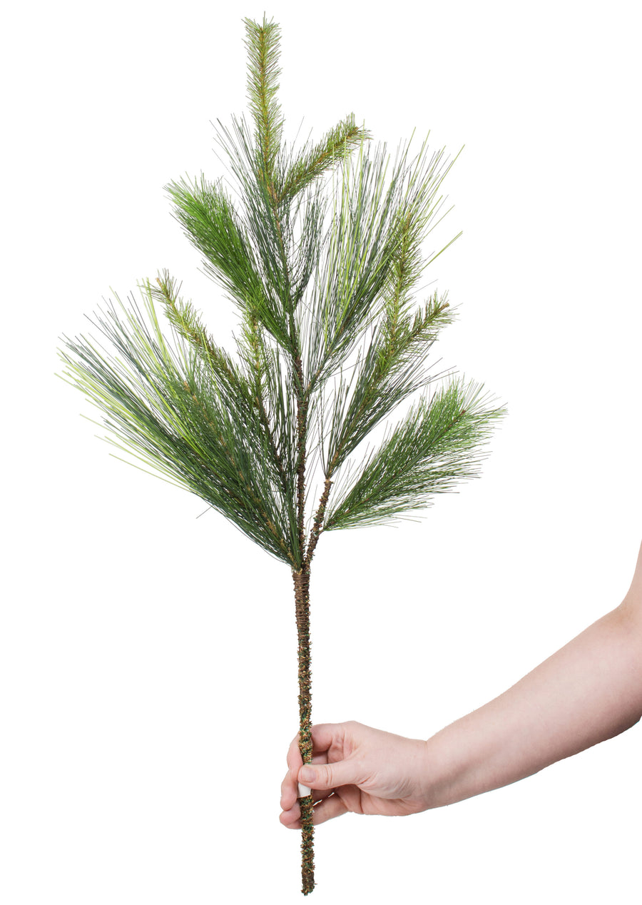 28" Evergreen Mixed Pine Spray Lifestyle Photo