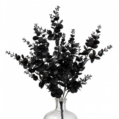 20" Eucalyptus Bush: Black