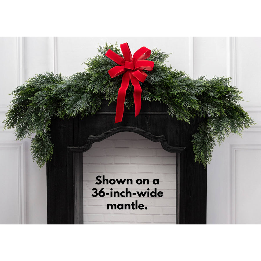 6' UV Protect Cedar Swag Garland