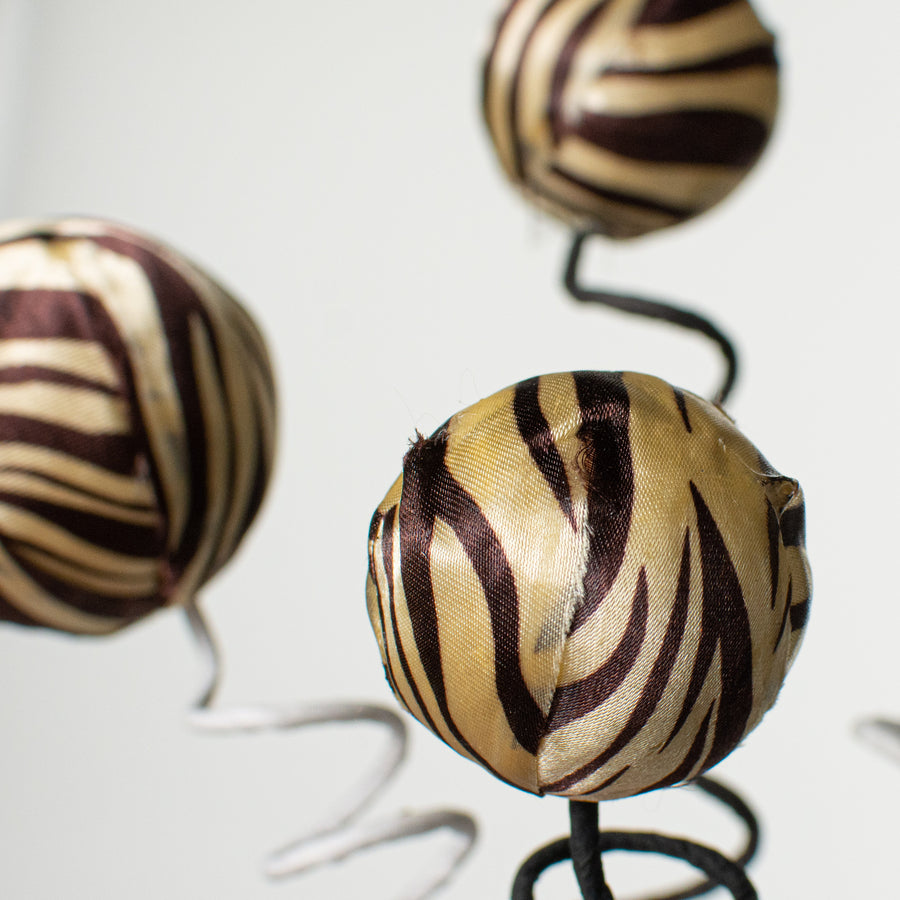15" Fabric Ball Pick: Zebra detail photo 3