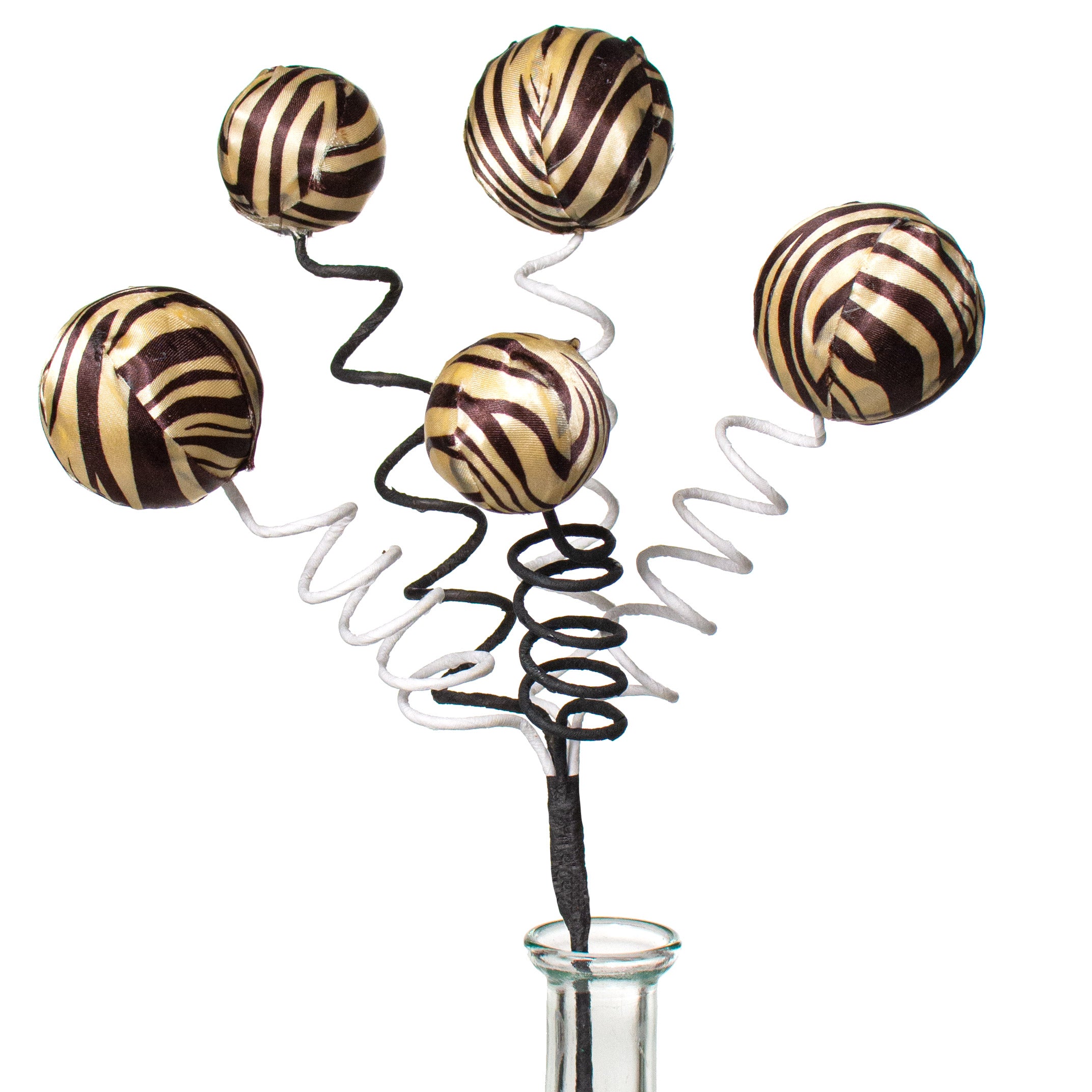 15" Fabric Ball Pick: Zebra Item Number: 62966ZEBRA