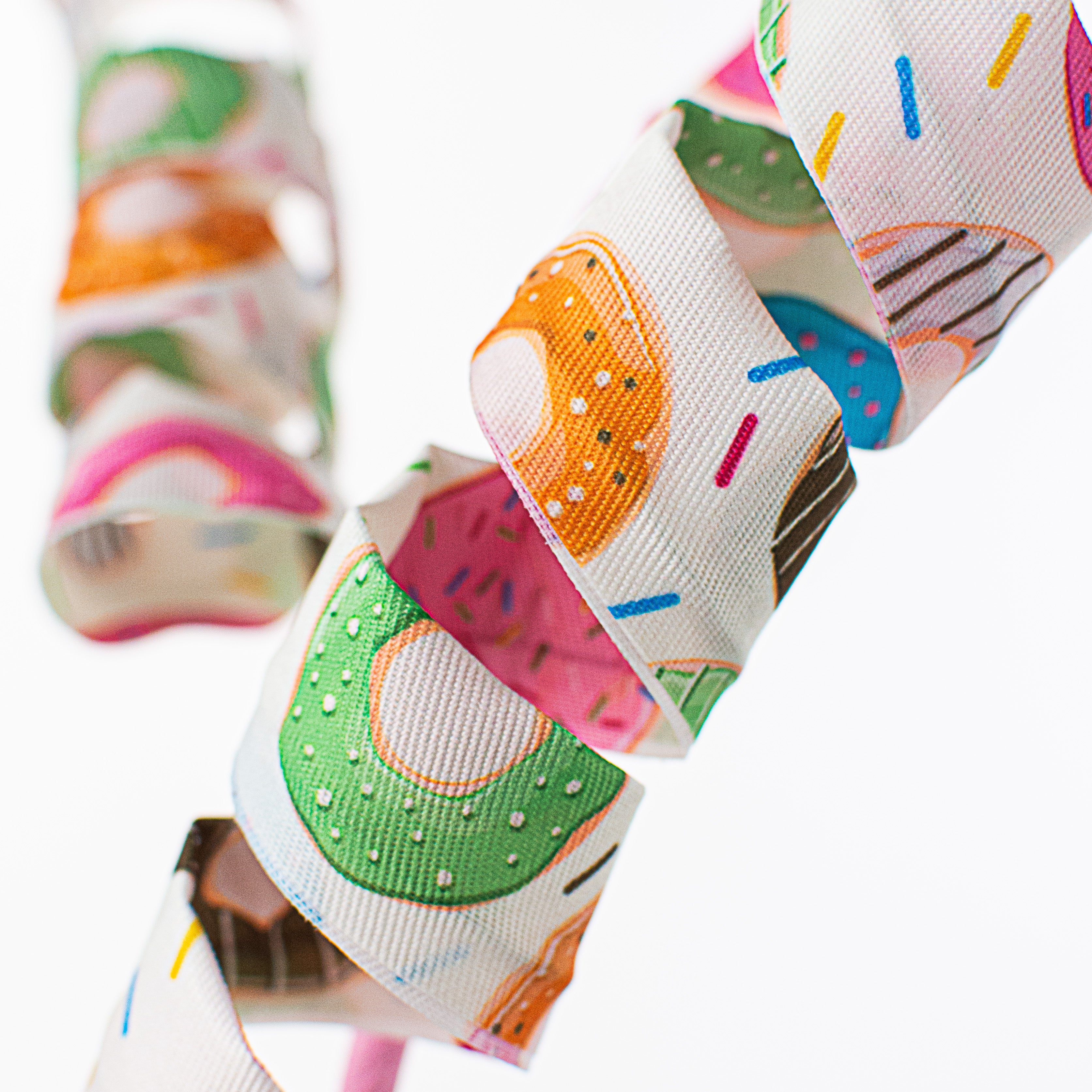 24" Fabric Curl Spray: Donuts & Sprinkles Lifestyle Photo
