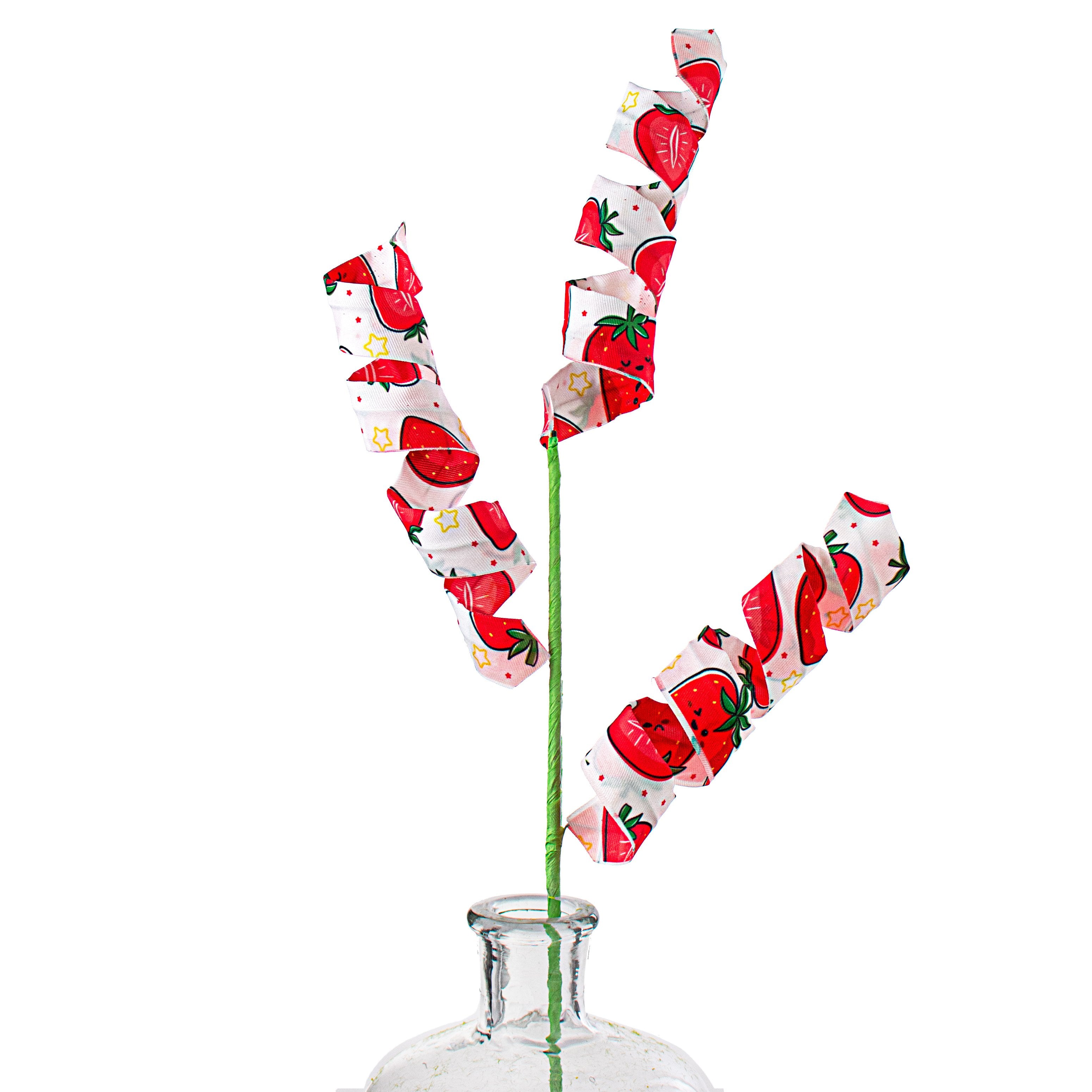 24" Fabric Curl Spray: Strawberry Item Number: 63215RD