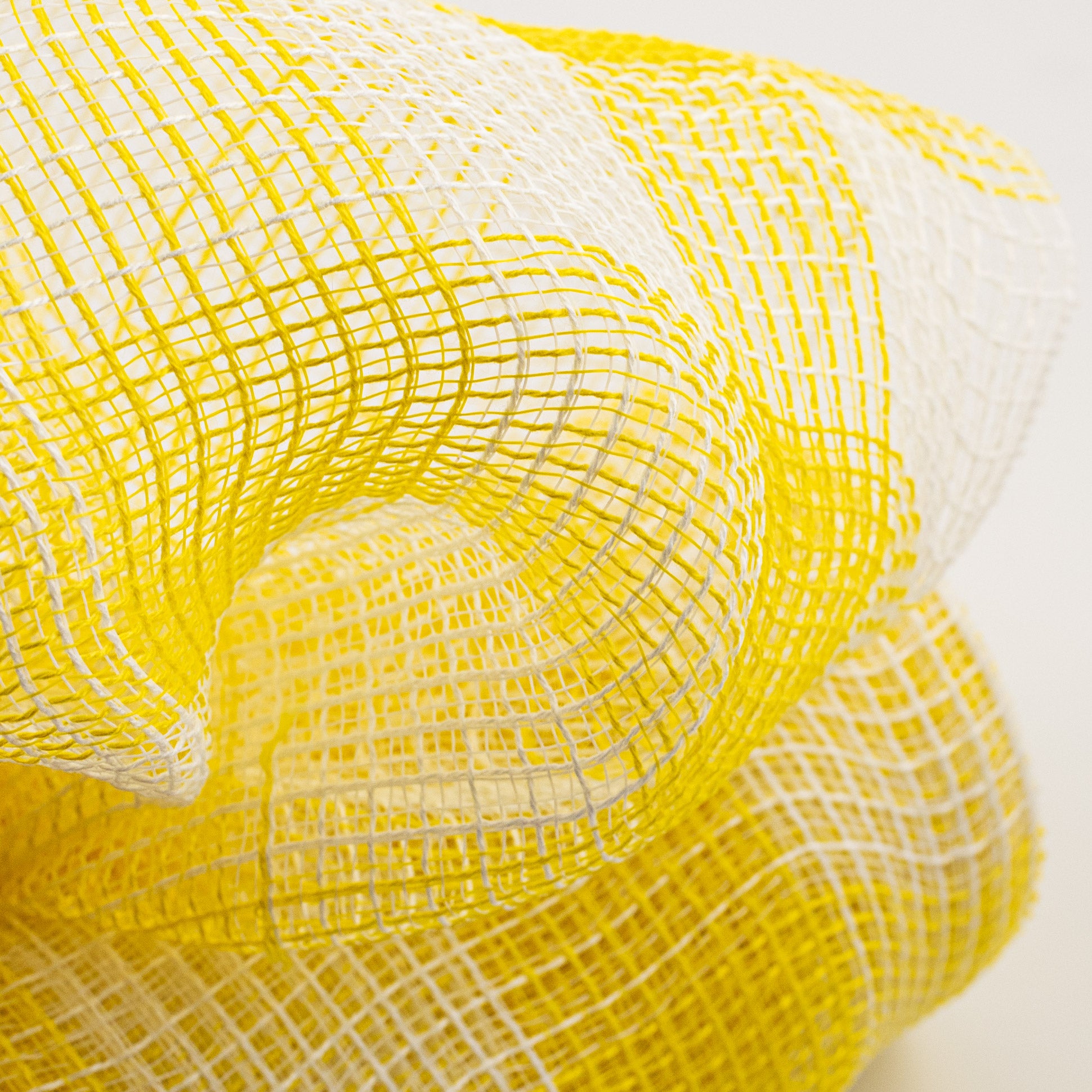 10" Fabric Mesh: Yellow & White Plaid Lifestyle Photo