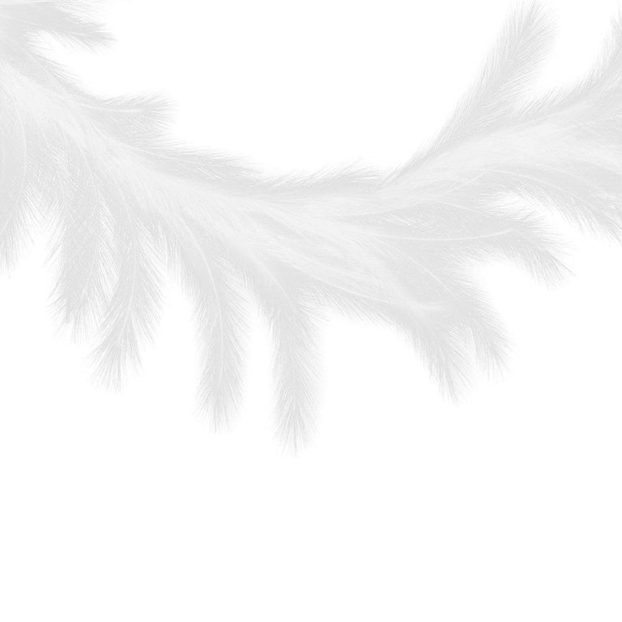 6' Fabric Pampas Grass Garland: White Item Number: FG601727