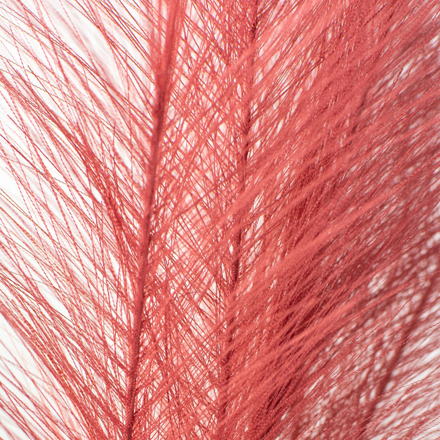 32" Fabric Pampas Grass Spray: Burgundy detail photo 3