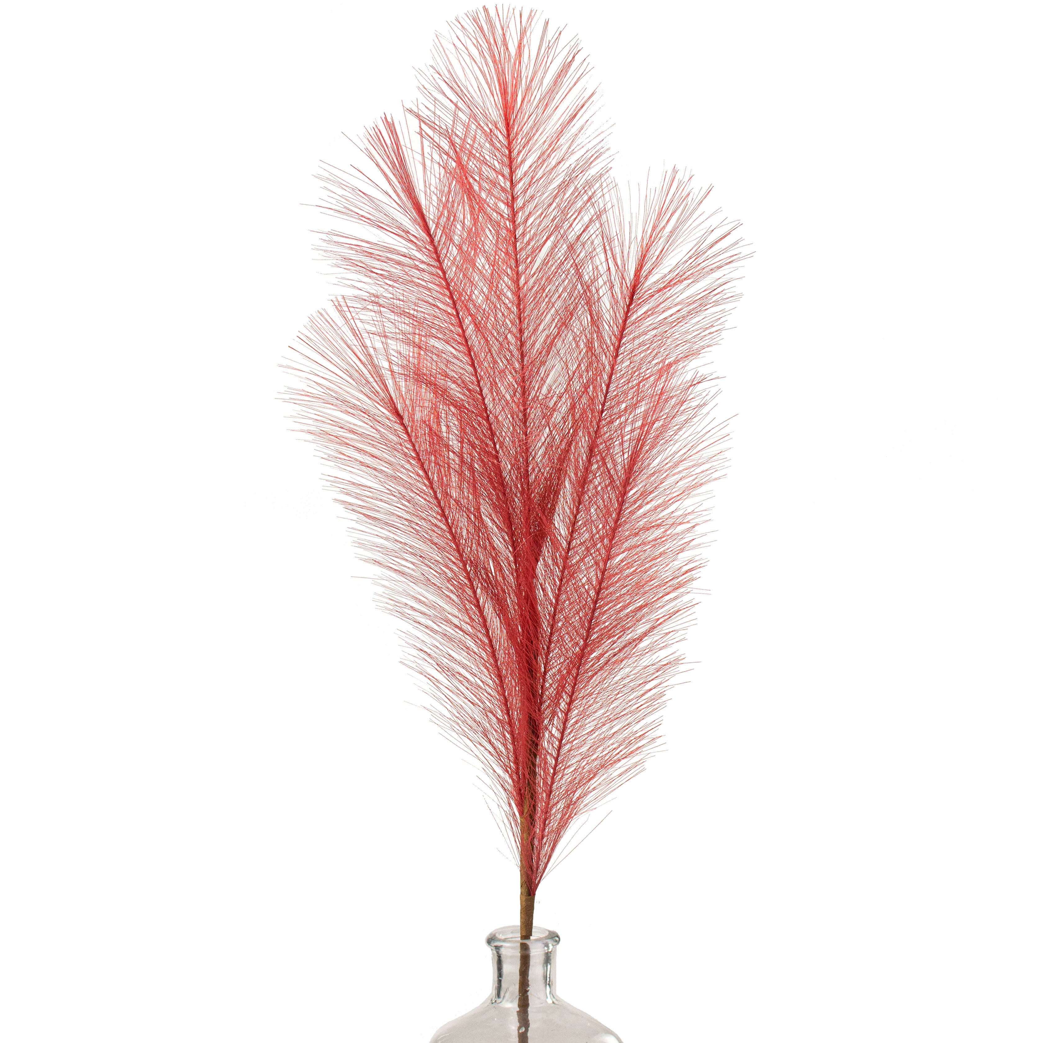 32" Fabric Pampas Grass Spray: Burgundy Item Number: FG601305