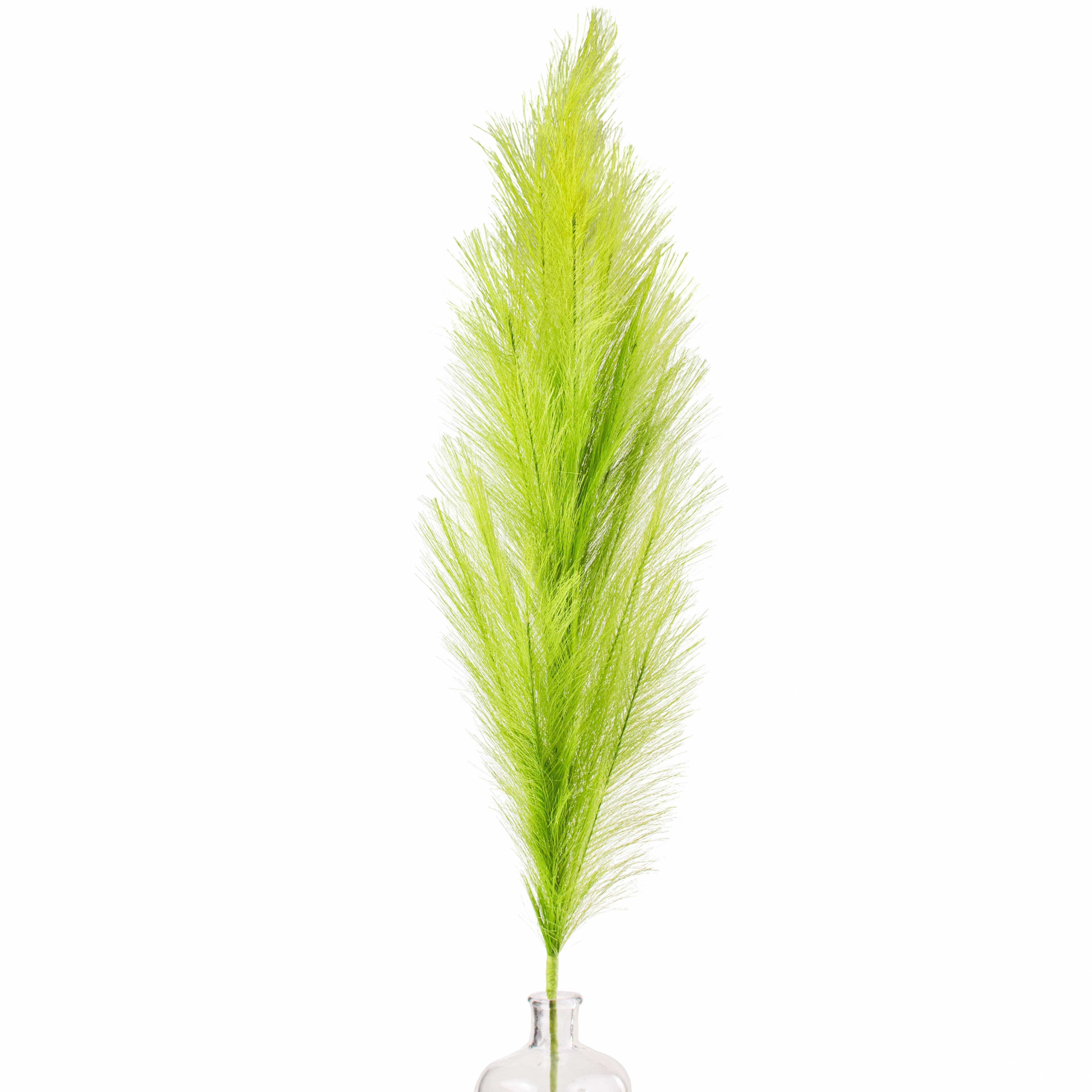 43" Fabric Pampas Grass Spray: Lime Green Item Number: FG601556