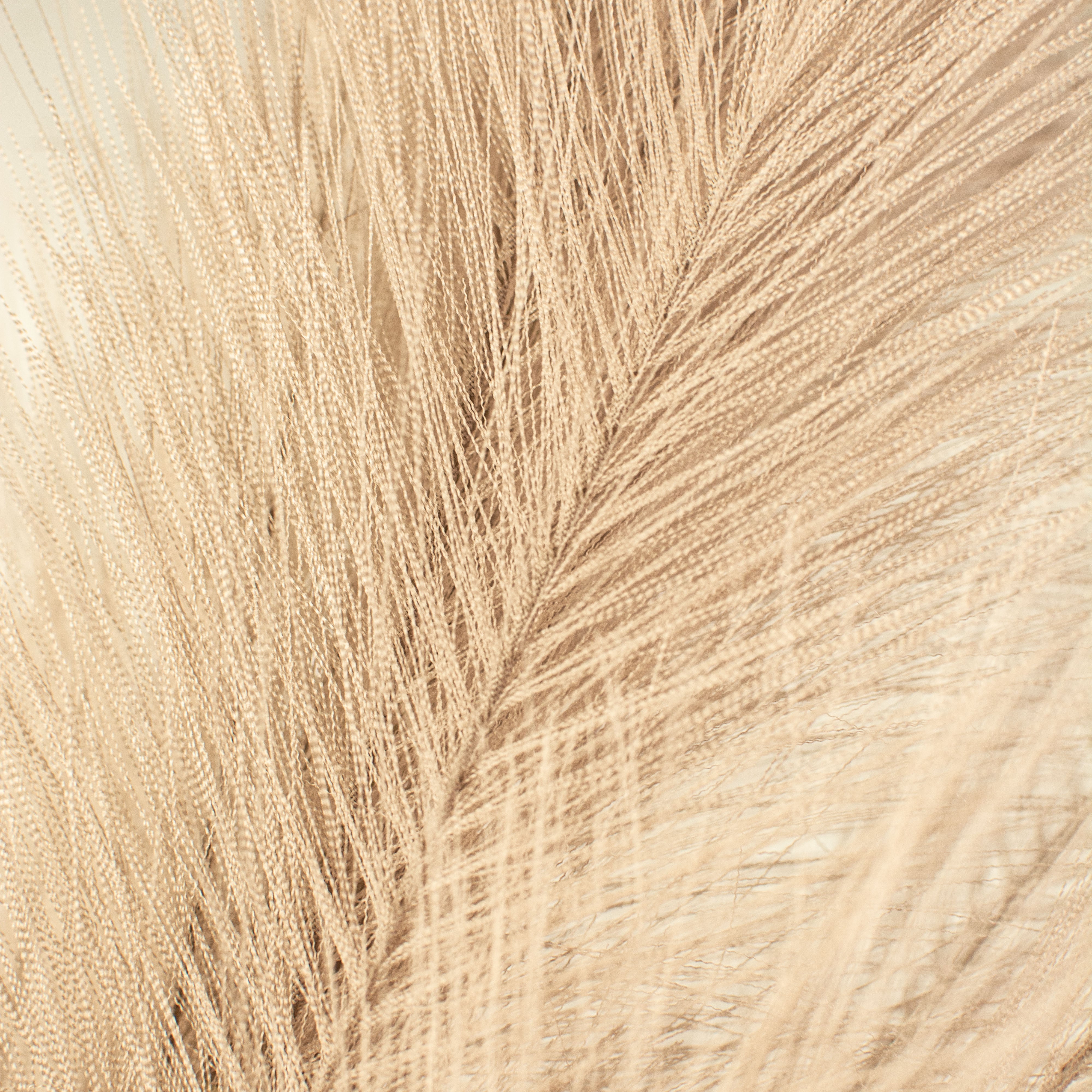 43" Fabric Pampas Grass Spray: Natural detail photo 3