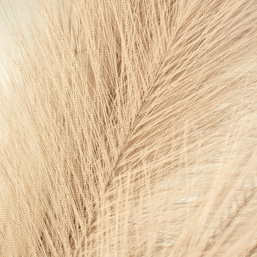 43" Fabric Pampas Grass Spray: Natural detail photo 3