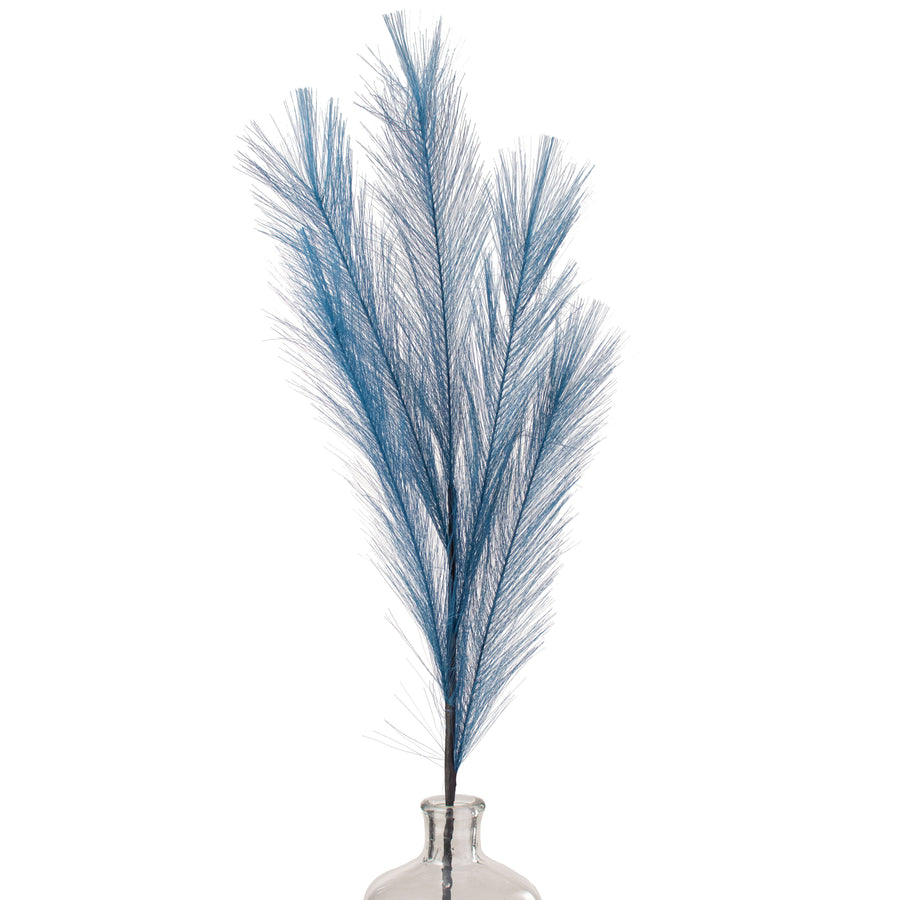 32" Fabric Pampas Grass Spray: Navy Blue Item Number: FG601319