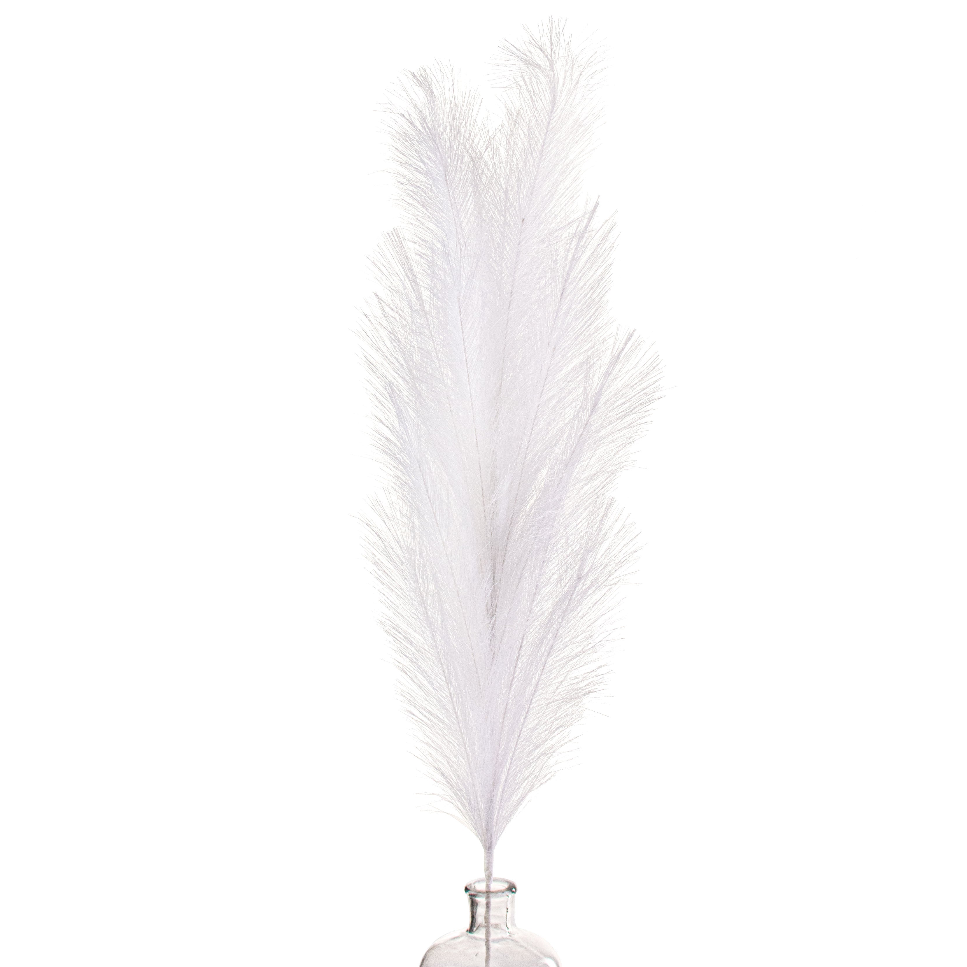 43" Fabric Pampas Grass Spray: White Item Number: FG601527