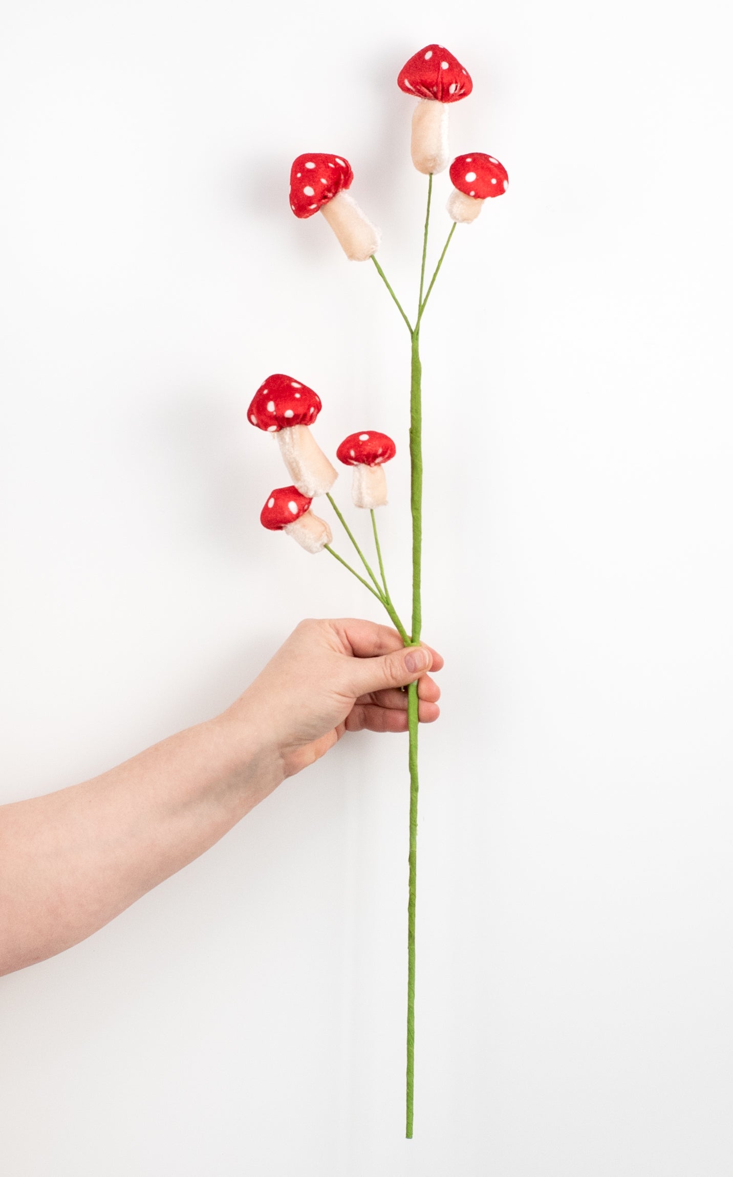 26" Fairytale Mushroom Pick: Red detail photo 3
