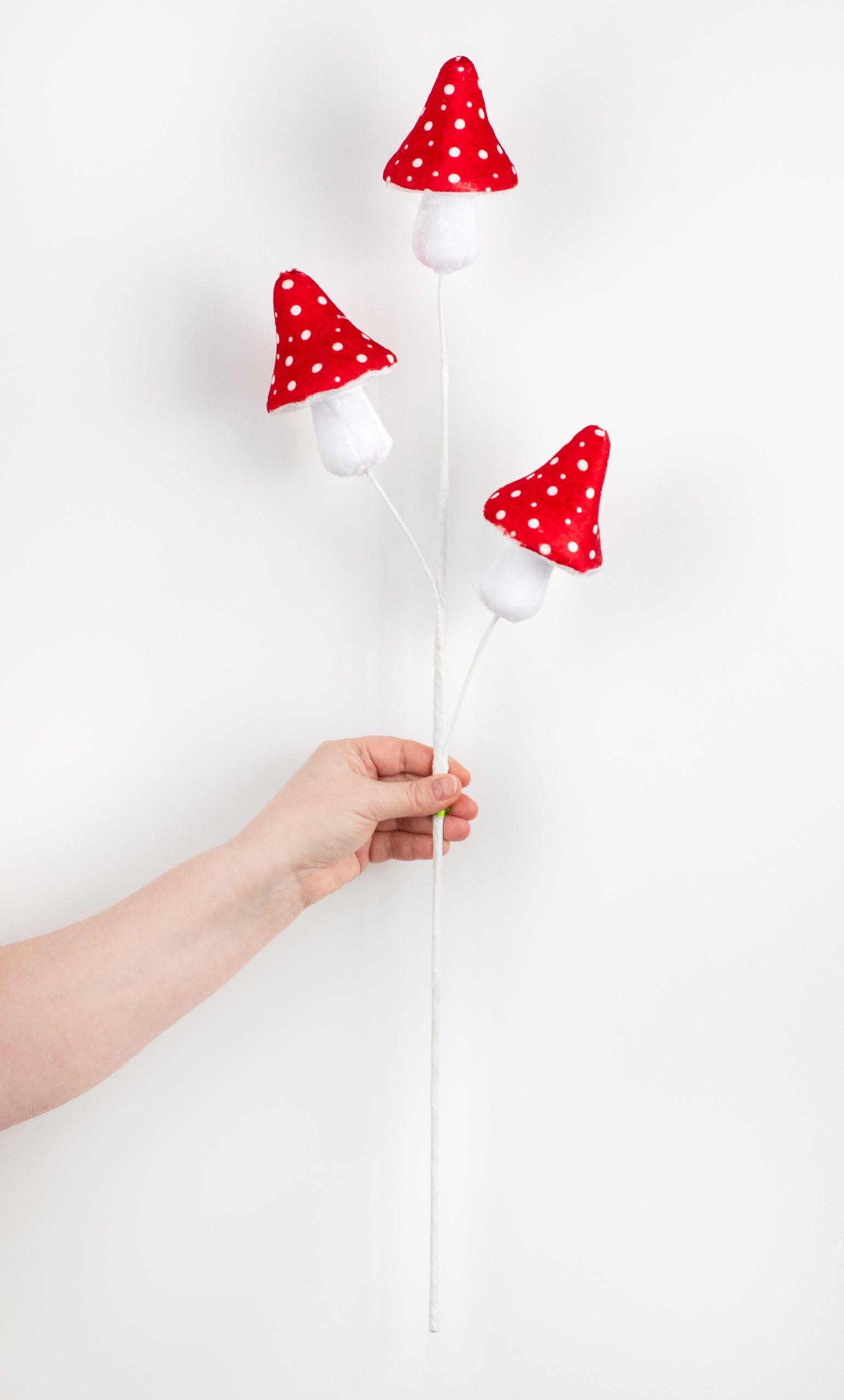 30" Fairytale Mushroom Spray: Red detail photo 3