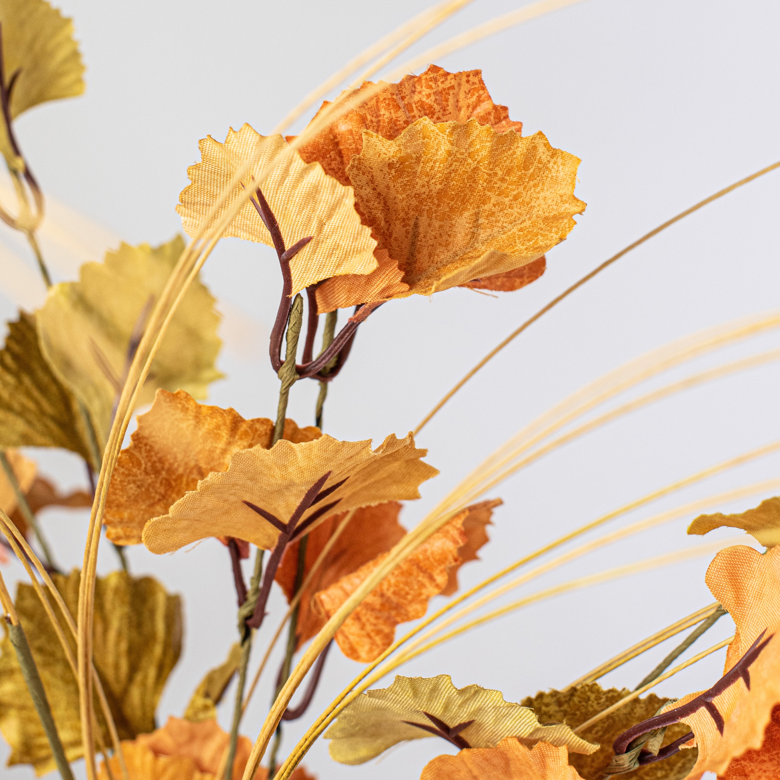 20" Fall Mix Ginkgo Leaves Bush Lifestyle Photo