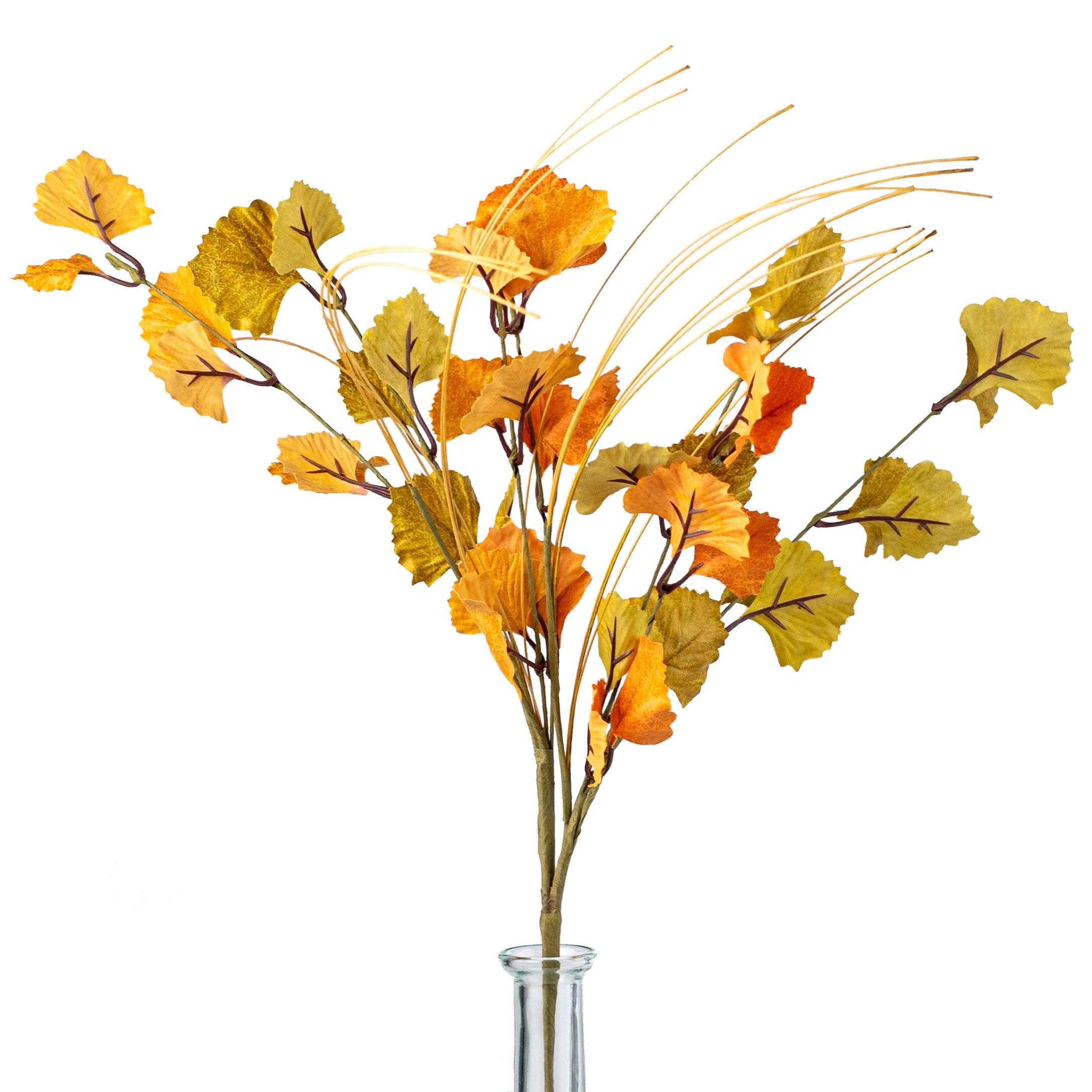 20" Fall Mix Ginkgo Leaves Bush Item Number: 29423
