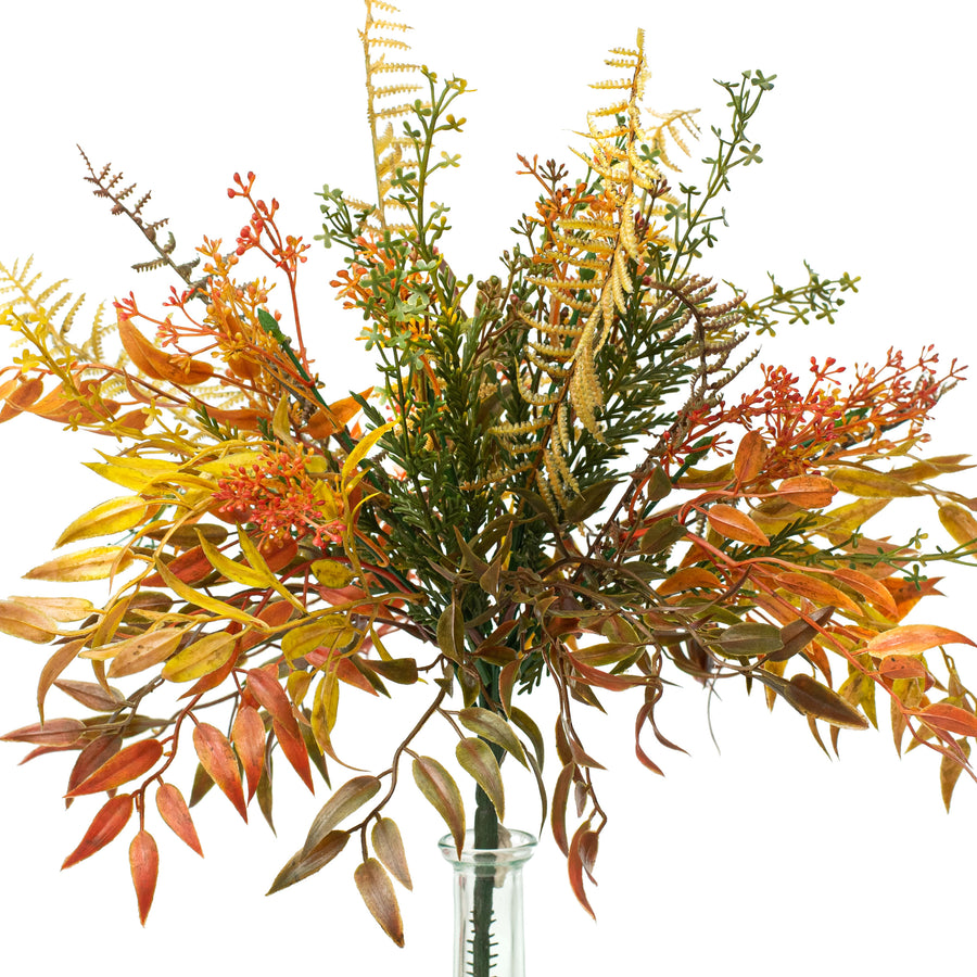 16" Fall Mix Leaf Bush: Rust Item Number: 52604BU9