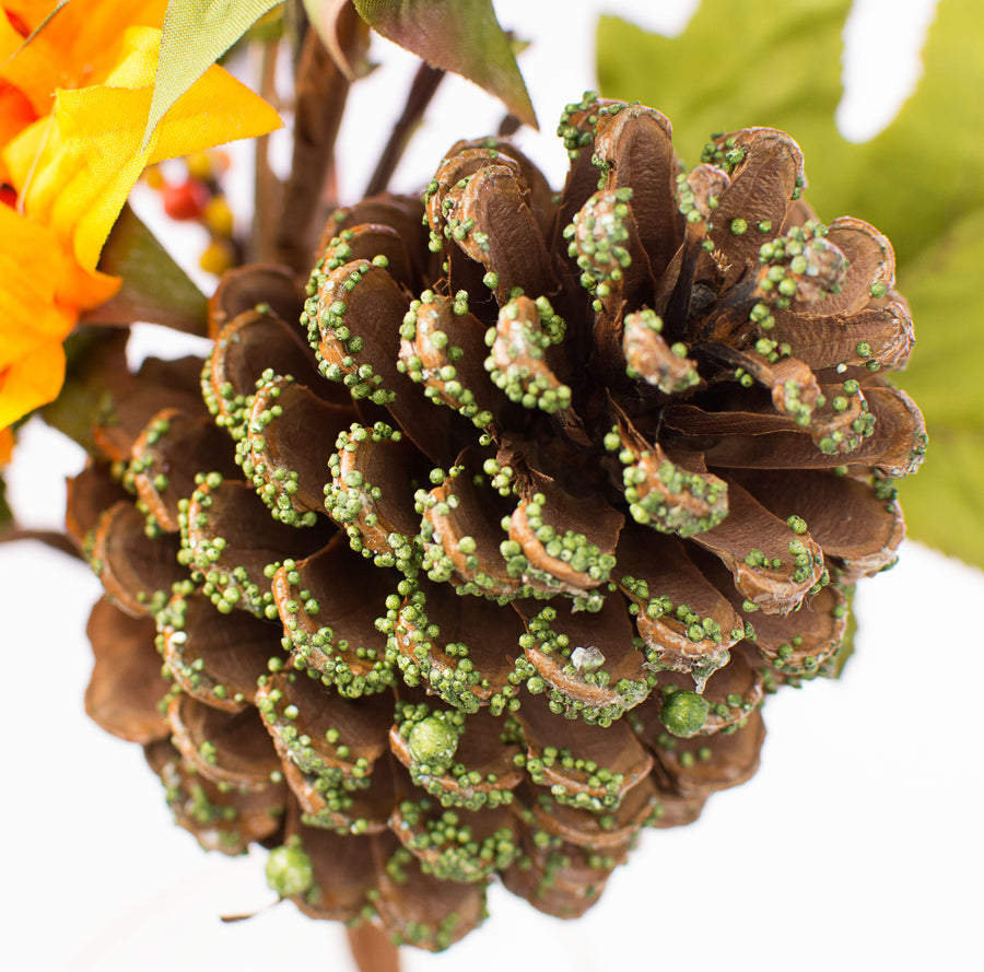 17" Fall Sunflower Maple Pick detail photo 4
