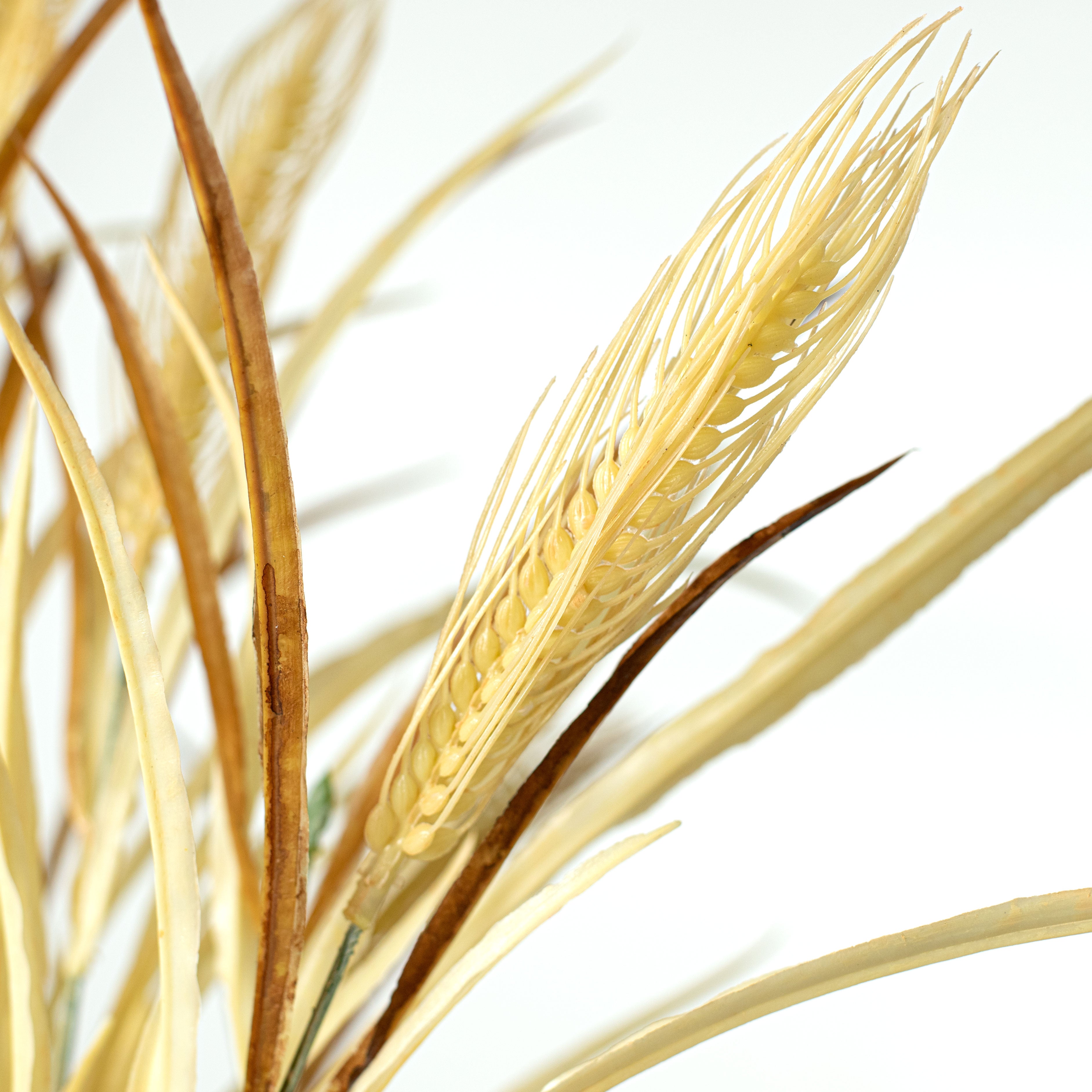 21" Fall Wheat Bush: Cream detail photo 3