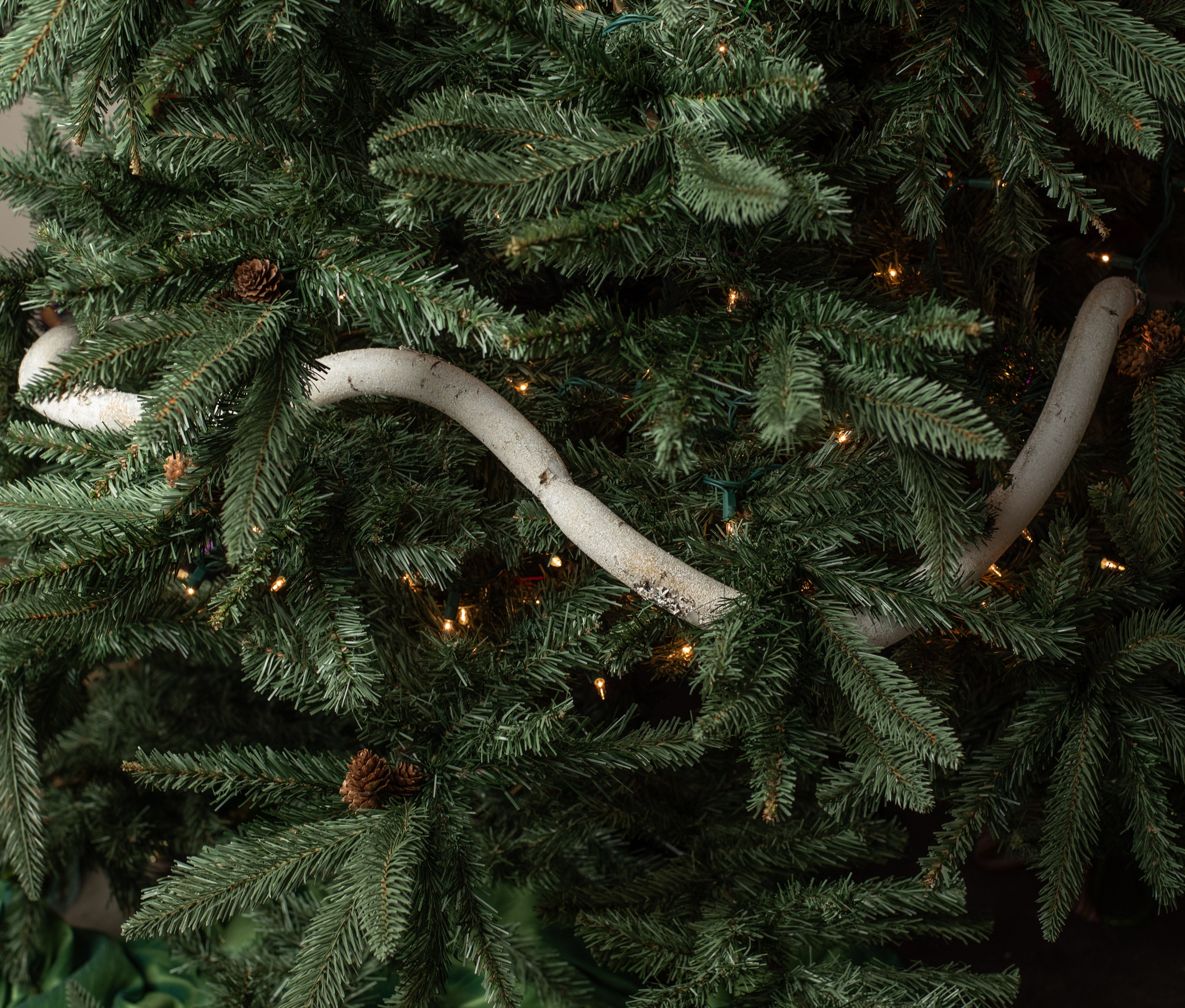 72" Faux Birch Flexible Log Lifestyle Photo
