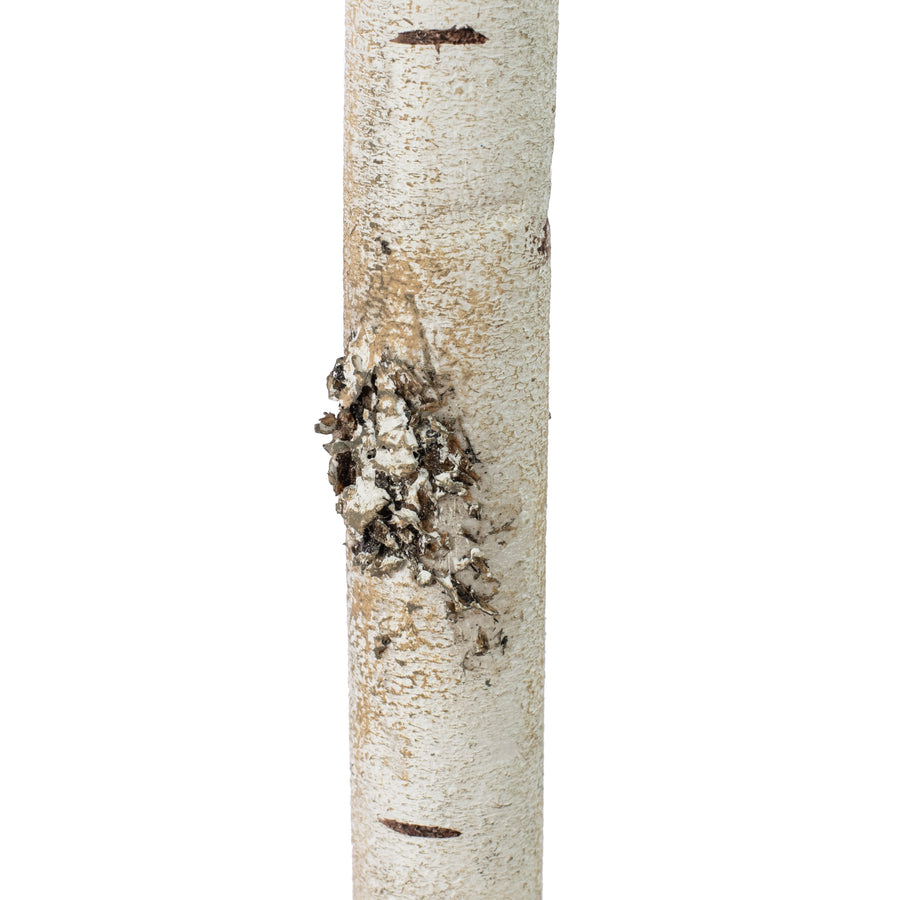 72" Faux Birch Flexible Log detail photo 3