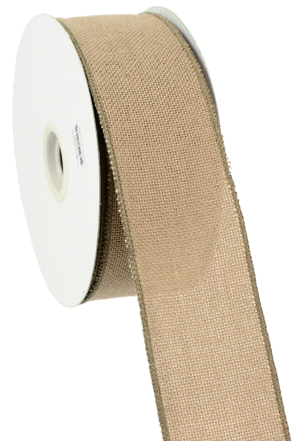 2.5" Faux Burlap: Natural (25 Yards) detail photo 3