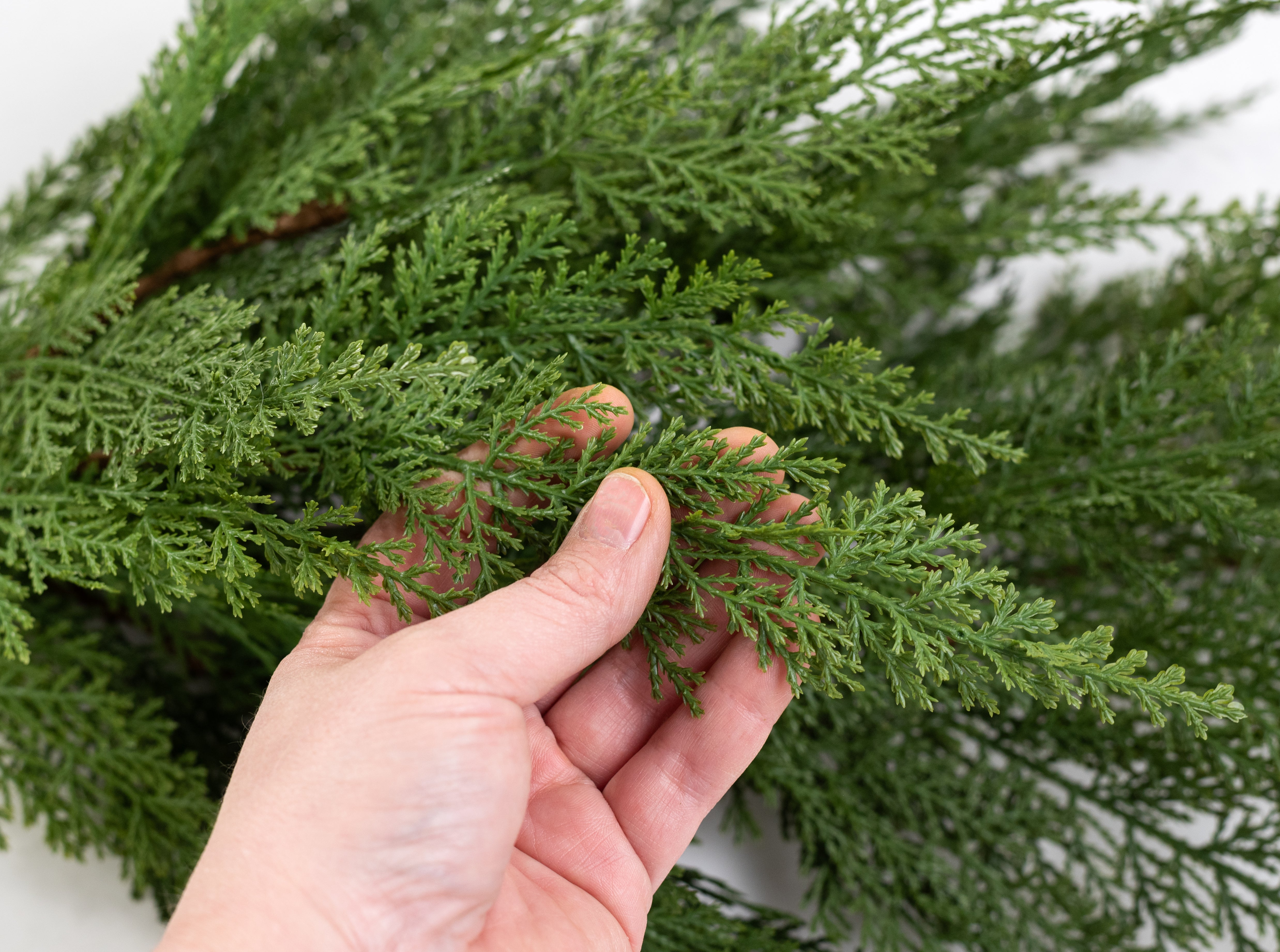 28" Faux Cedar Arborvitae Teardrop detail photo 3