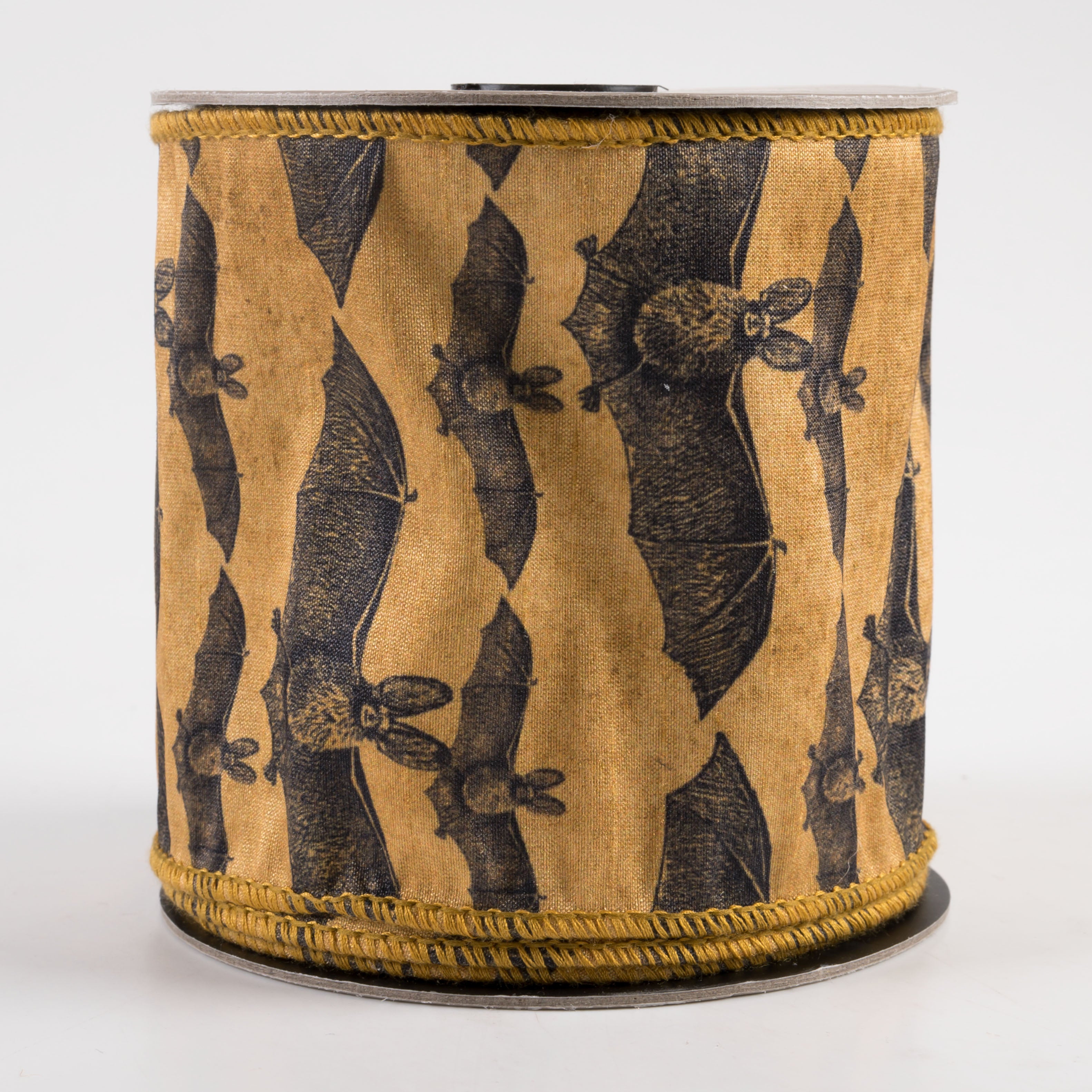 [D Stevens] 4" Faux Dupioni Bats Ribbon (10 Yards)