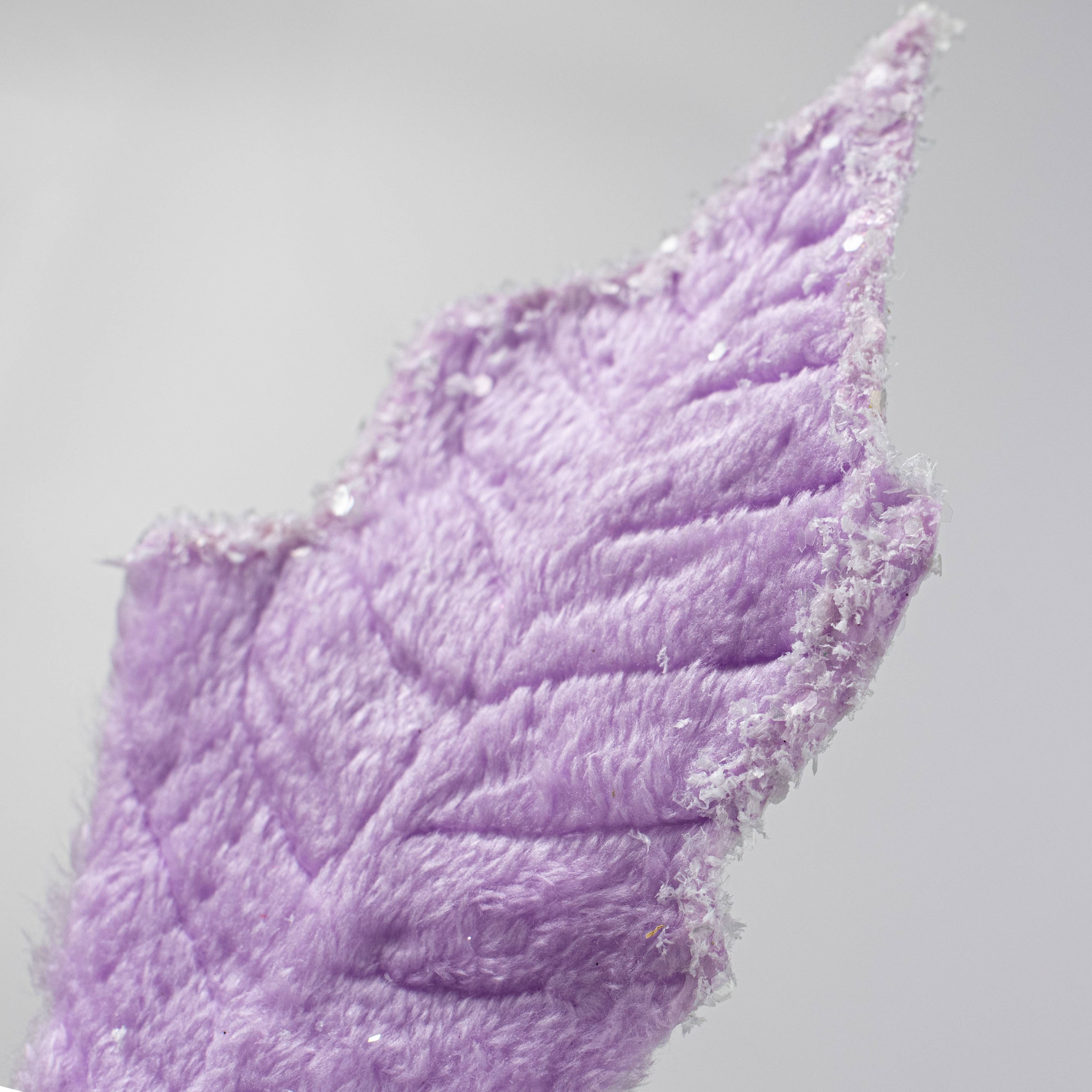 28" Faux Fur Holly Leaves & Balls Spray: Lavender Purple Lifestyle Photo