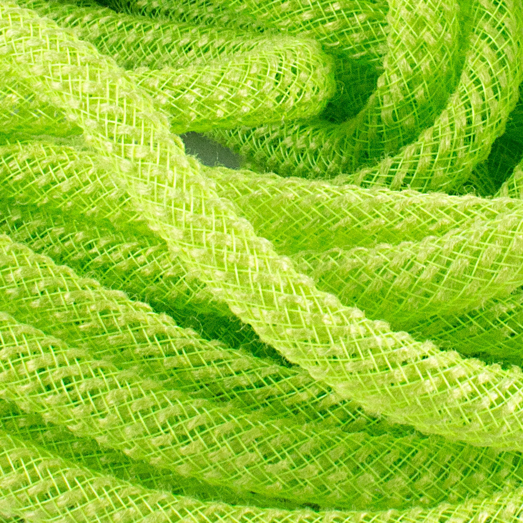 Faux Jute Deco Flex Tubing Ribbon: Fresh Green (30 Yards) Lifestyle Photo