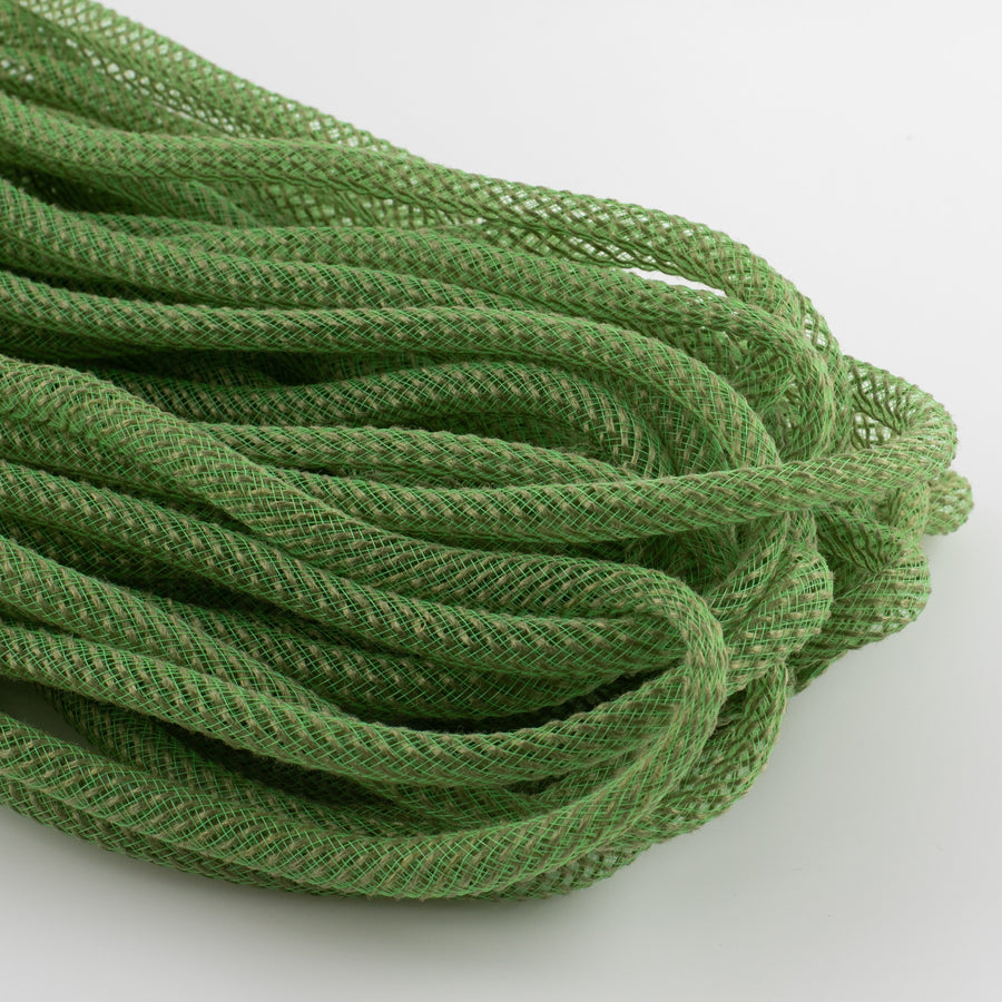 Faux Jute Deco Flex Tubing Ribbon: Moss Green (30 Yards) Item Number: RE3665N8