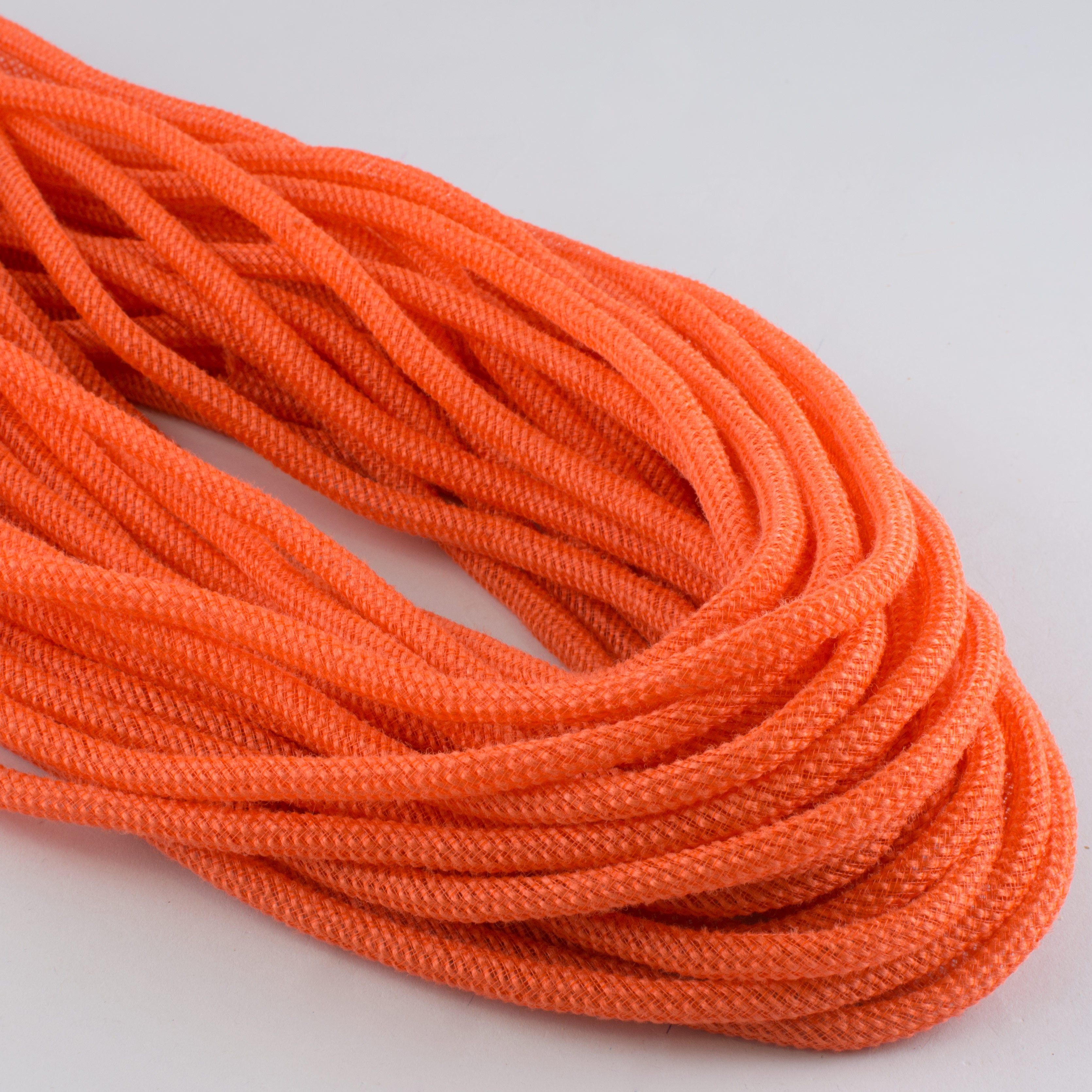 Faux Jute Deco Flex Tubing Ribbon: Orange (30 Yards) Item Number: RE366520