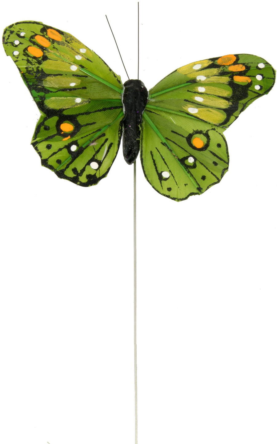 3.75" Feather Butterfly Pick Assortment: Primary Colors (12) detail photo 4