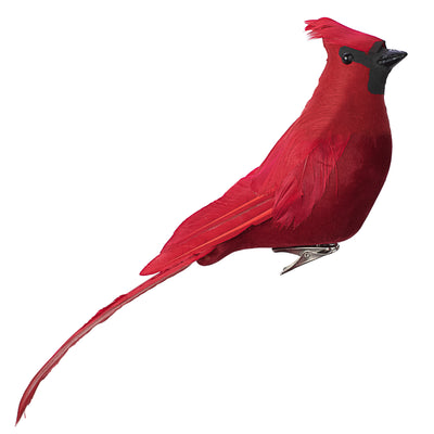 12" Feather Cardinal with Clip Item Number: MB0424